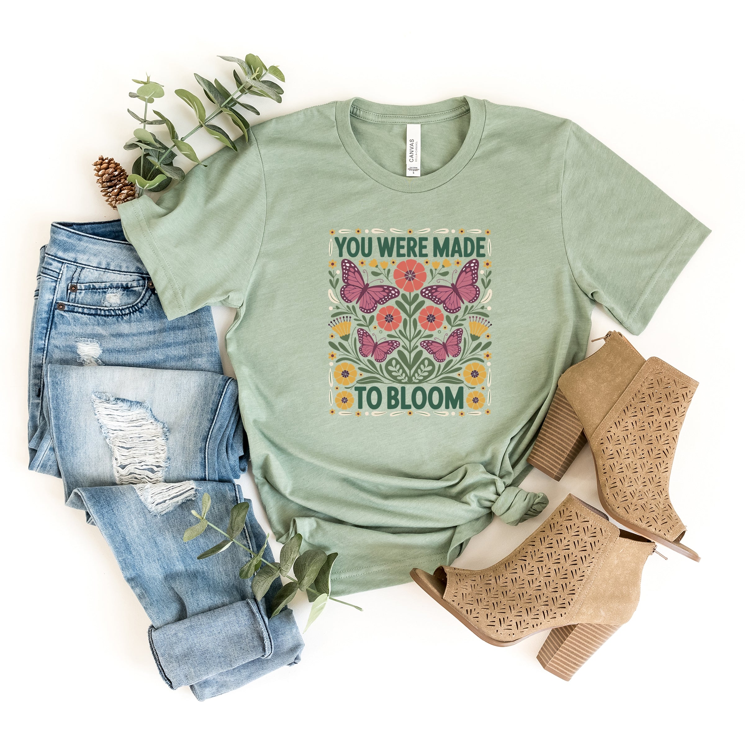 You Were Made To Bloom - Women's Short Sleeve Graphic T-Shirt