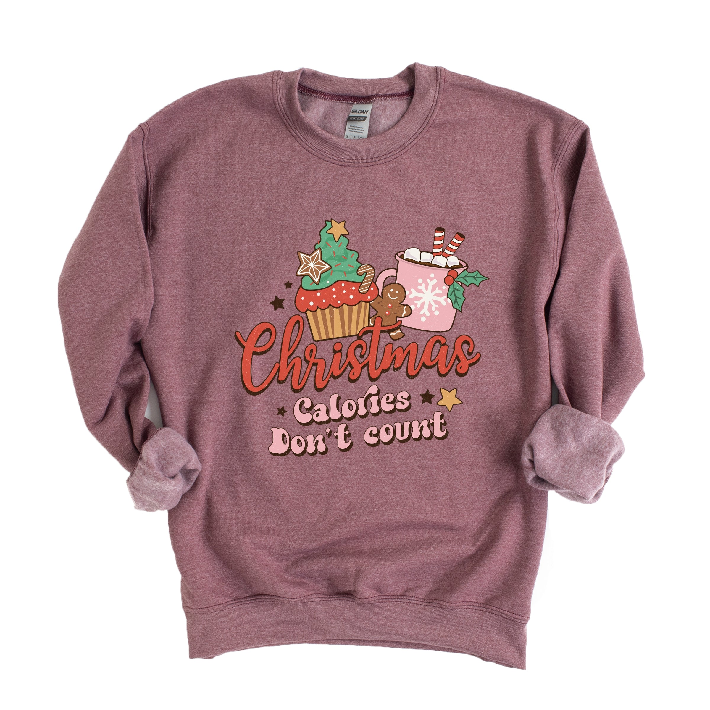 Christmas Calories Don't Count - Women's Graphic Sweatshirt