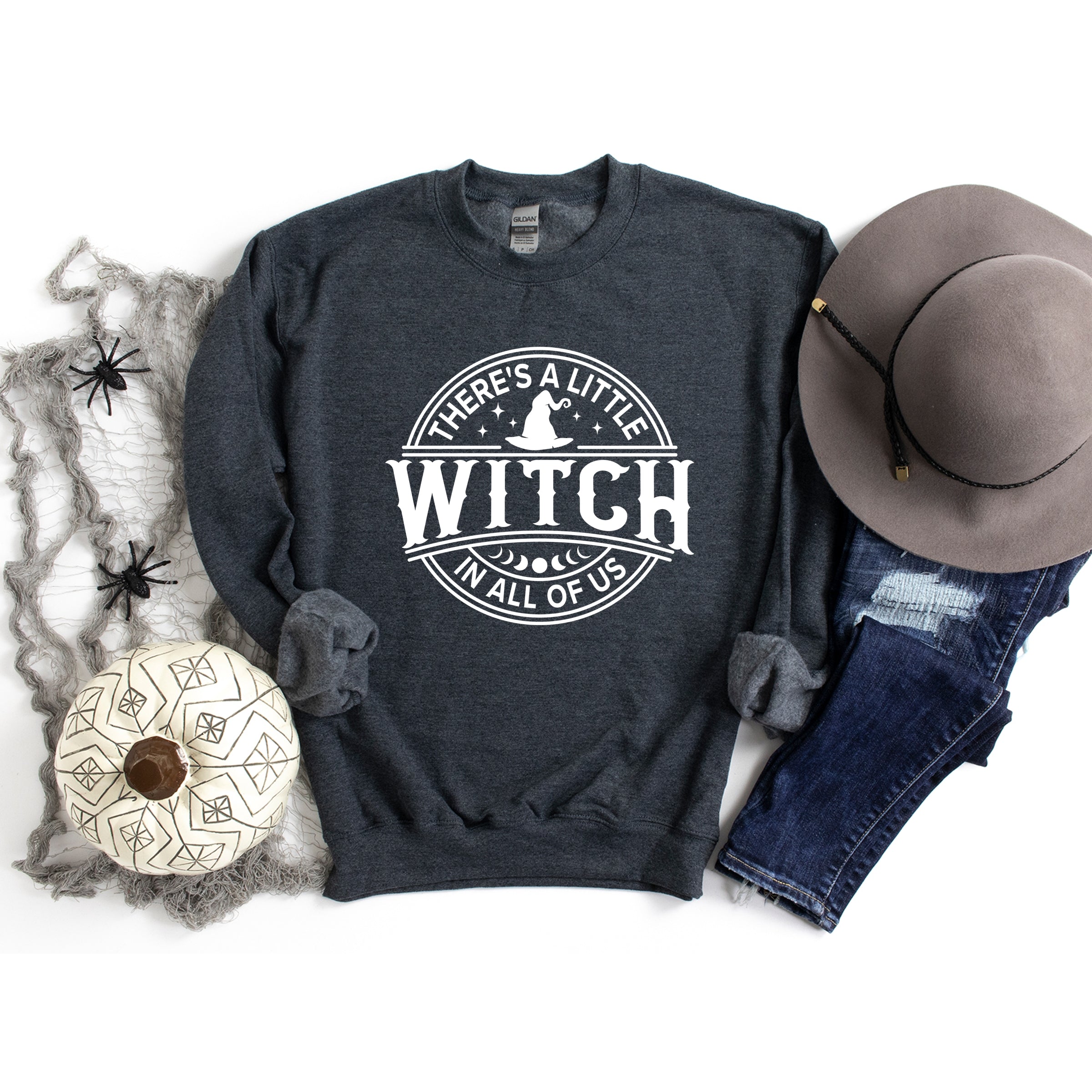 A Little Witch In All Of Us -  Womens Graphic Sweatshirt