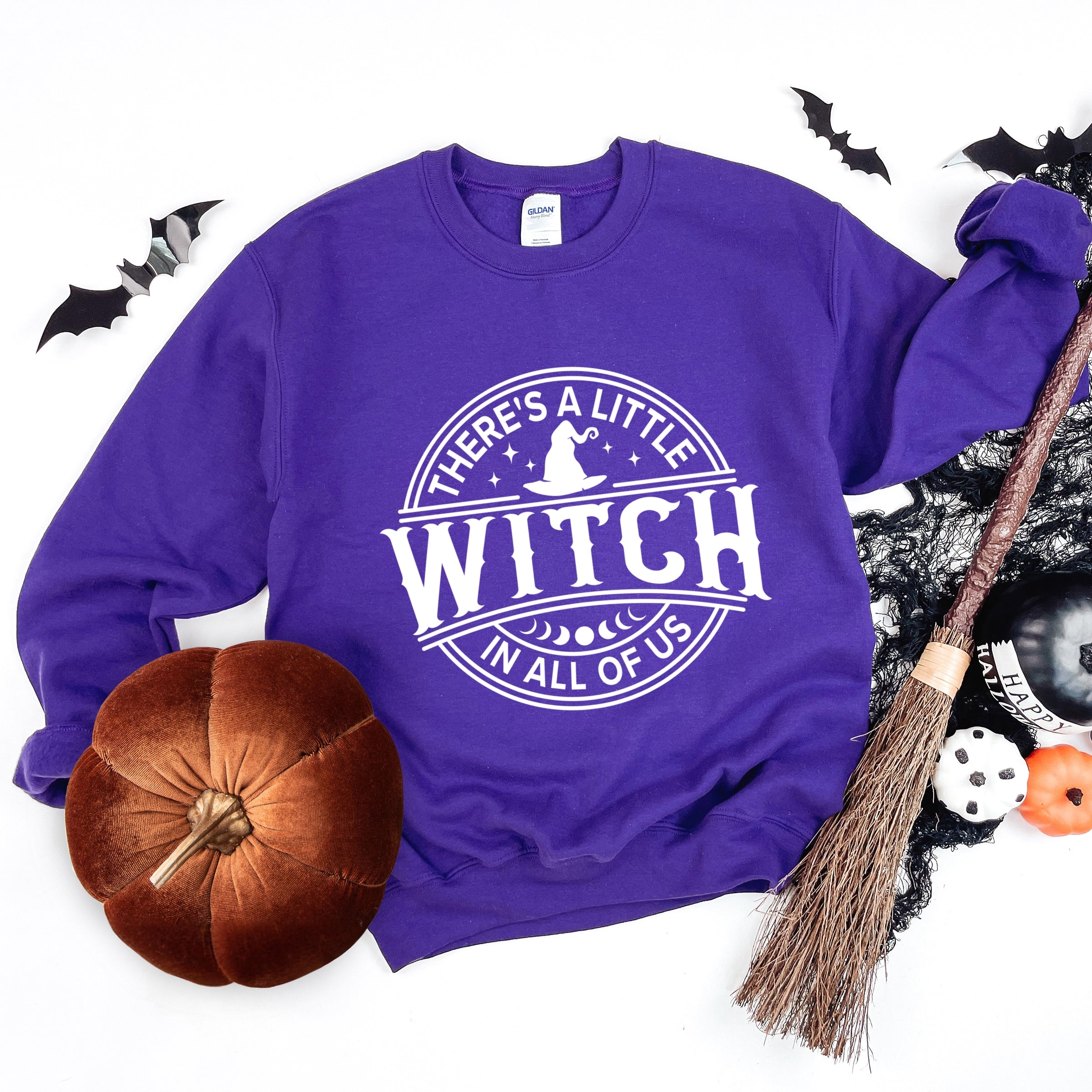 A Little Witch In All Of Us -  Womens Graphic Sweatshirt