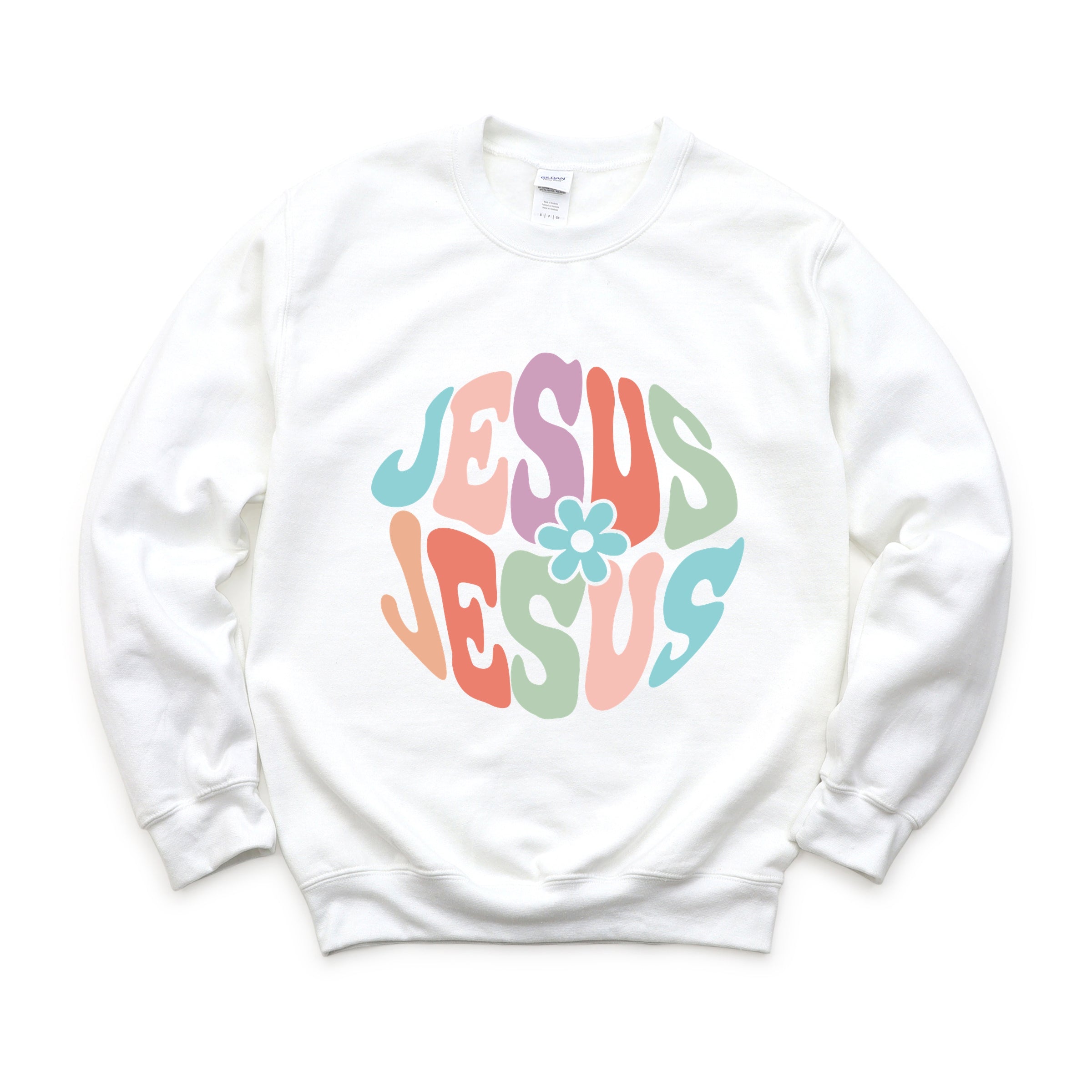 Jesus Flowers - Women's Graphic Sweatshirt
