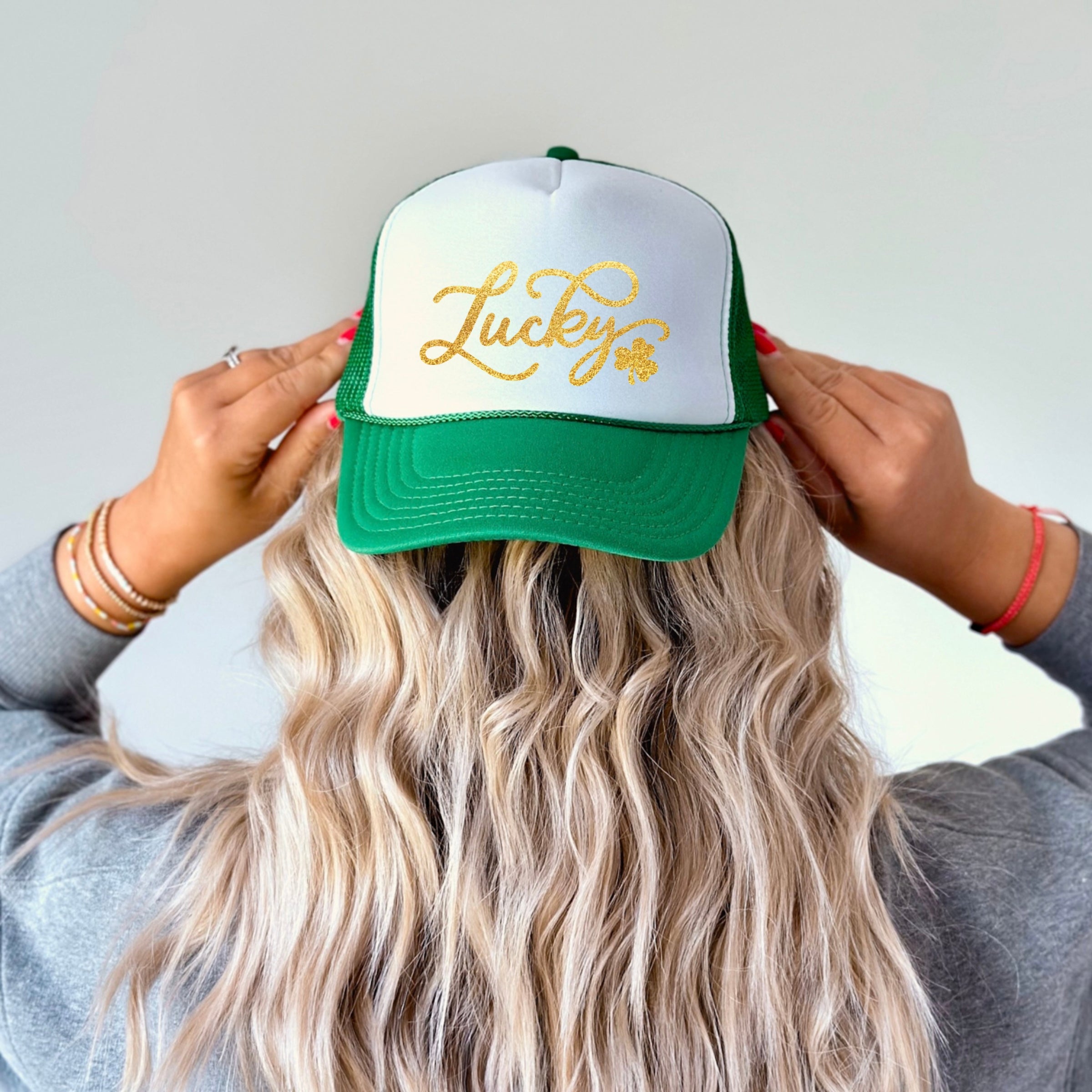 19277GOGL_F-FTH White Green