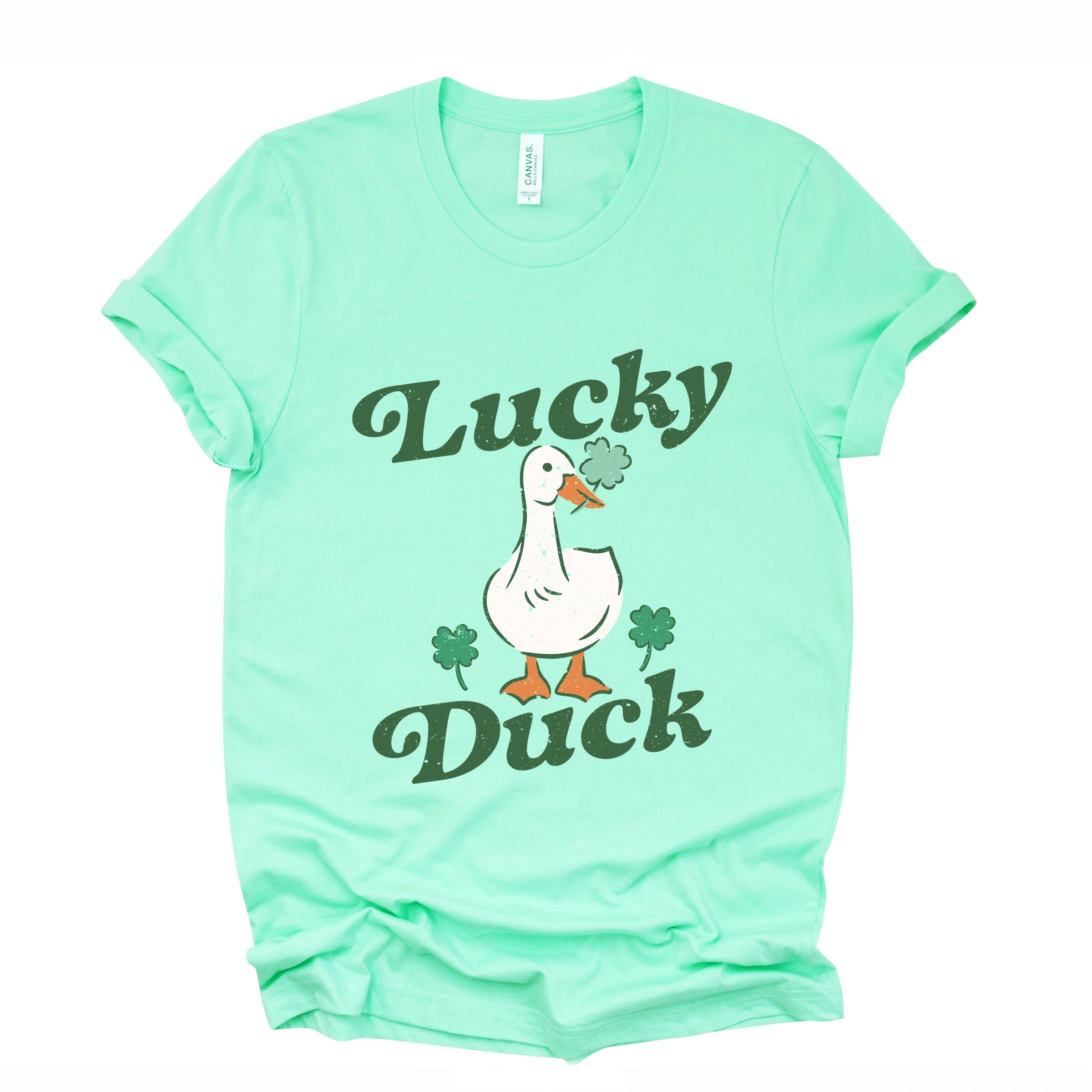 Lucky Duck - Women's Short Sleeve Graphic T-Shirt