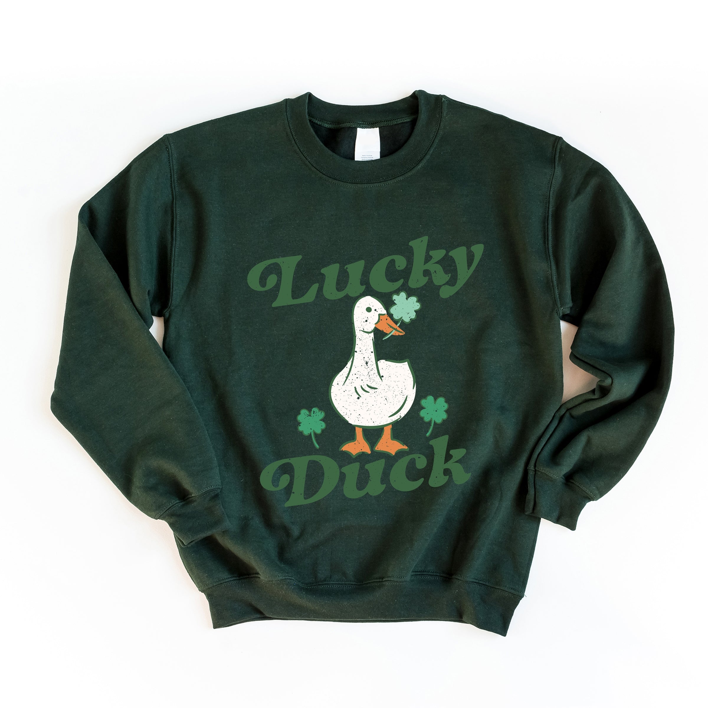 Lucky Duck - Women's Graphic Sweatshirt