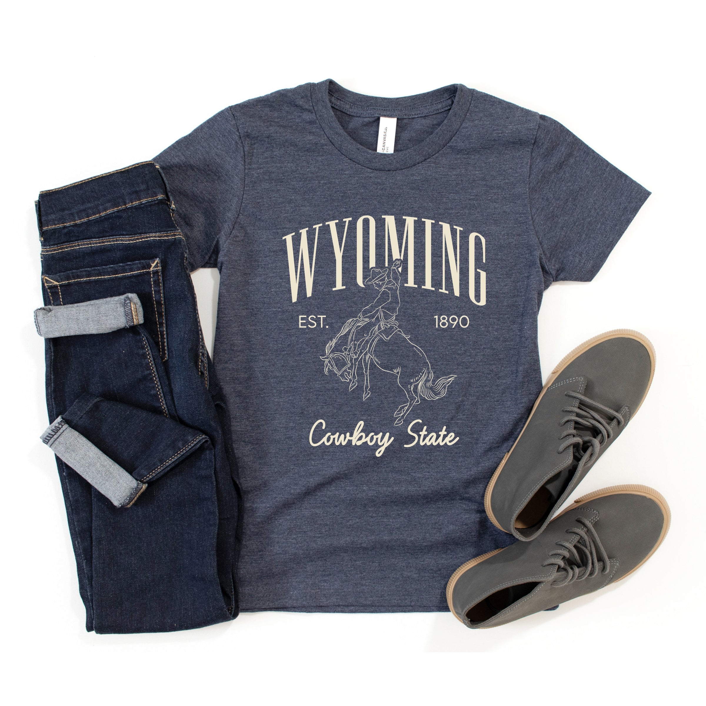 19968CRE_F-YC Heather Navy