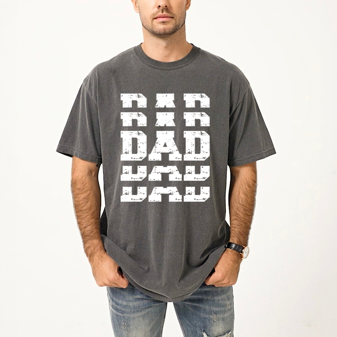 Dad Stacked | Men's Garment Dyed Tee