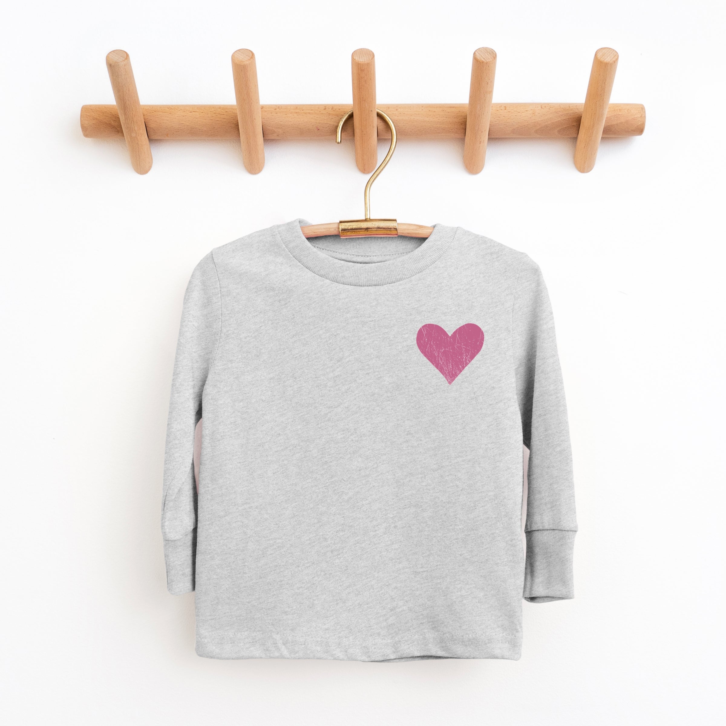 February Fourteenth Front And Back - Youth Long Sleeve Graphic T-Shirt