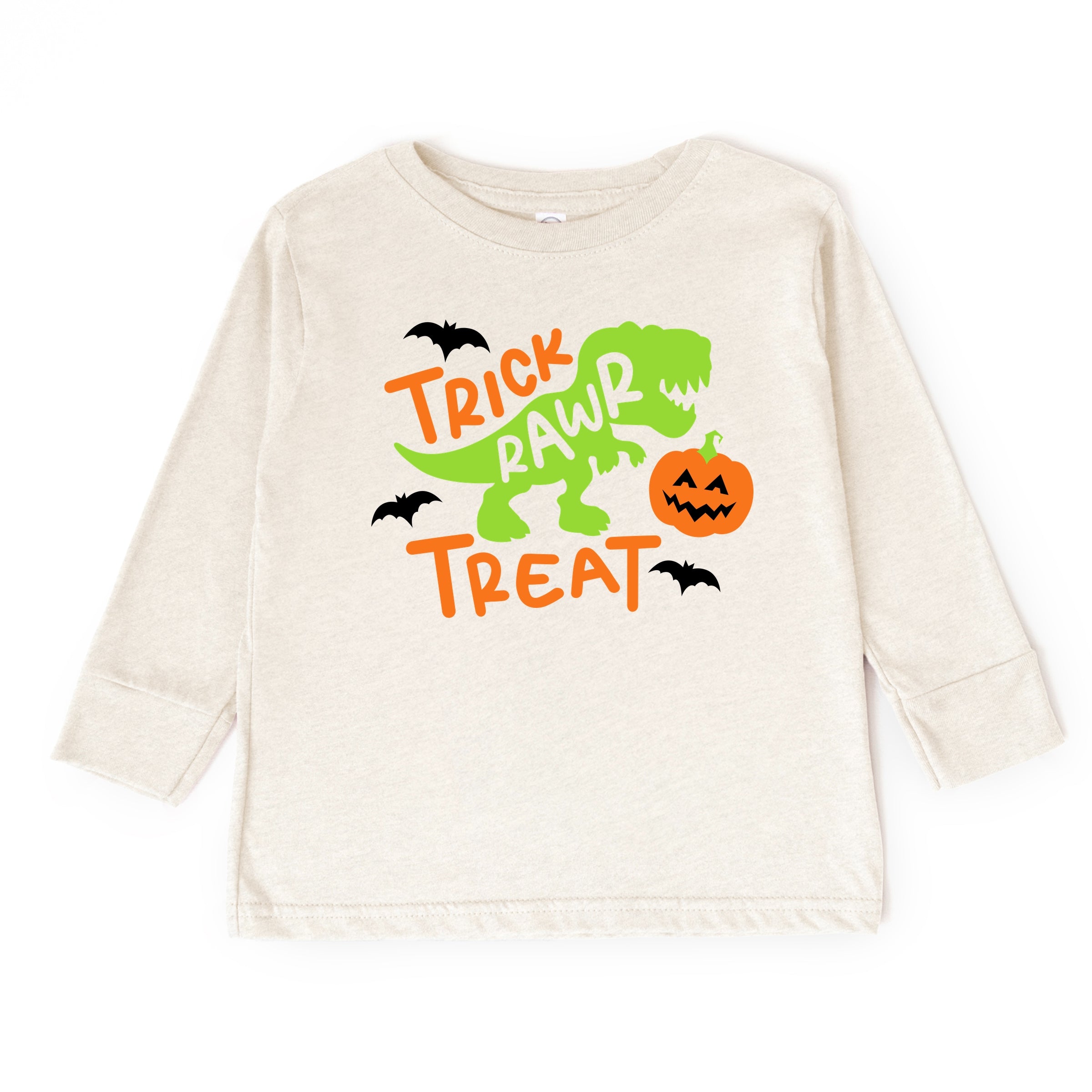 Trick Rawr Treat - Toddler Long Sleeve Graphic Tee