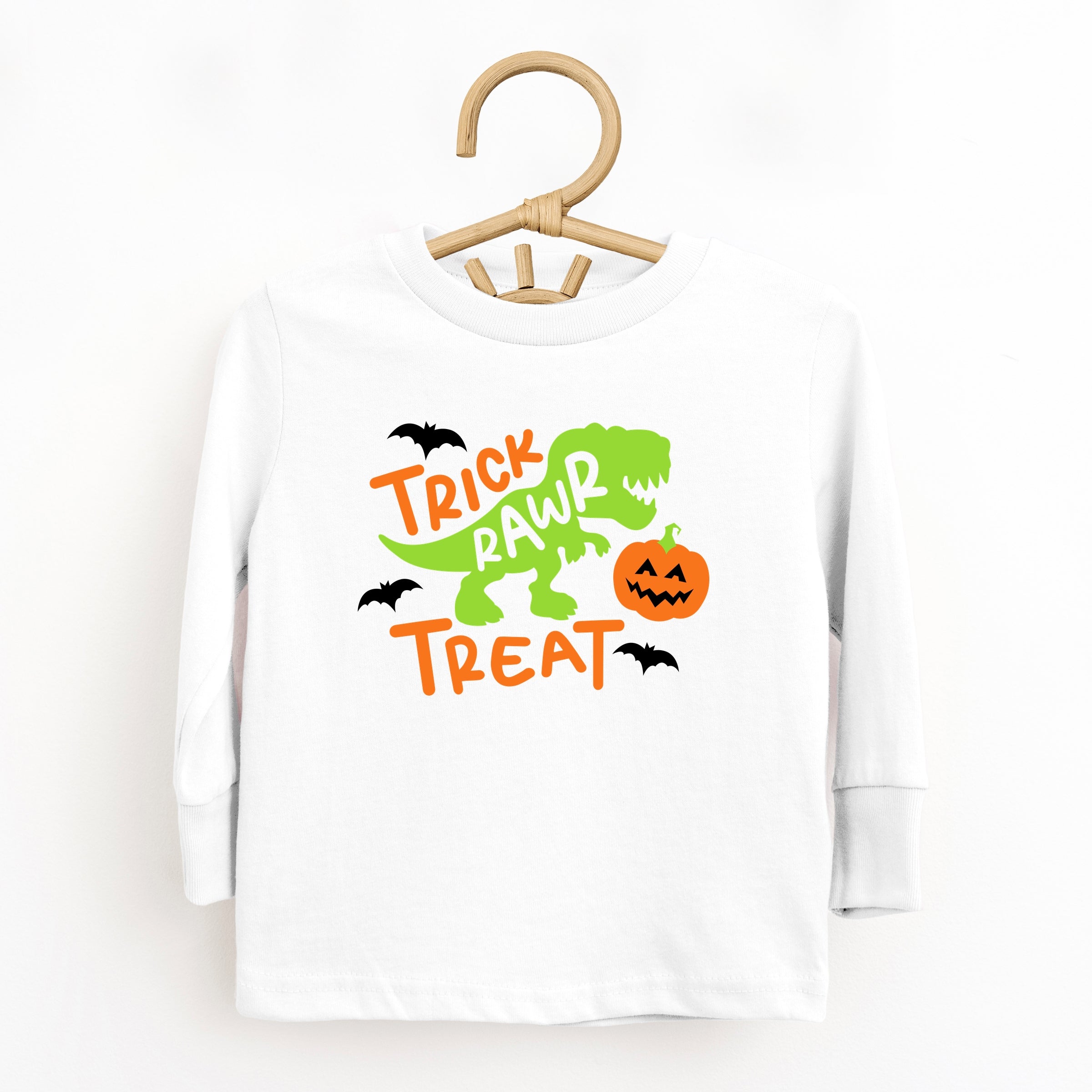 Trick Rawr Treat - Toddler Long Sleeve Graphic Tee