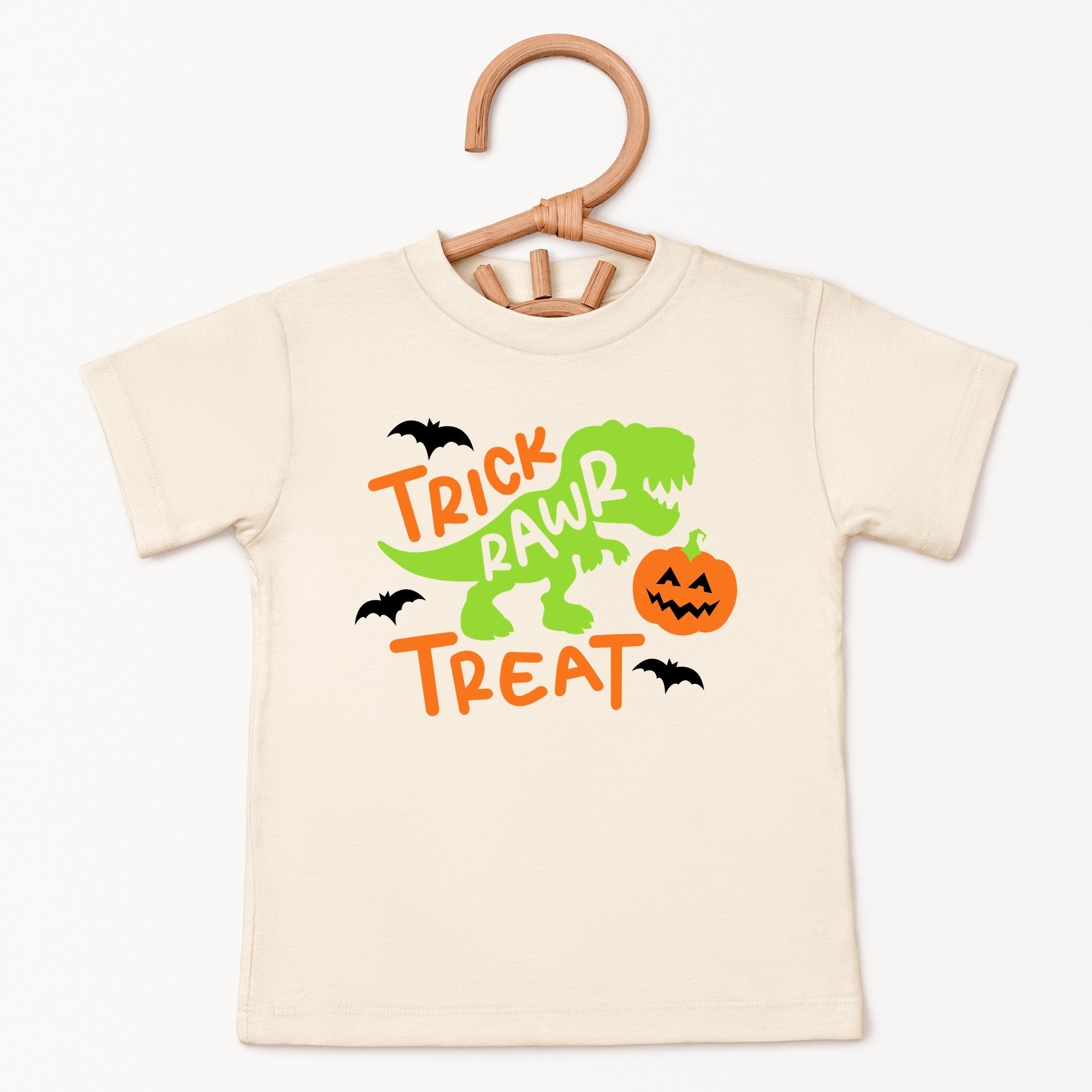 Trick Rawr Treat - Toddler Short Sleeve Graphic T-Shirt