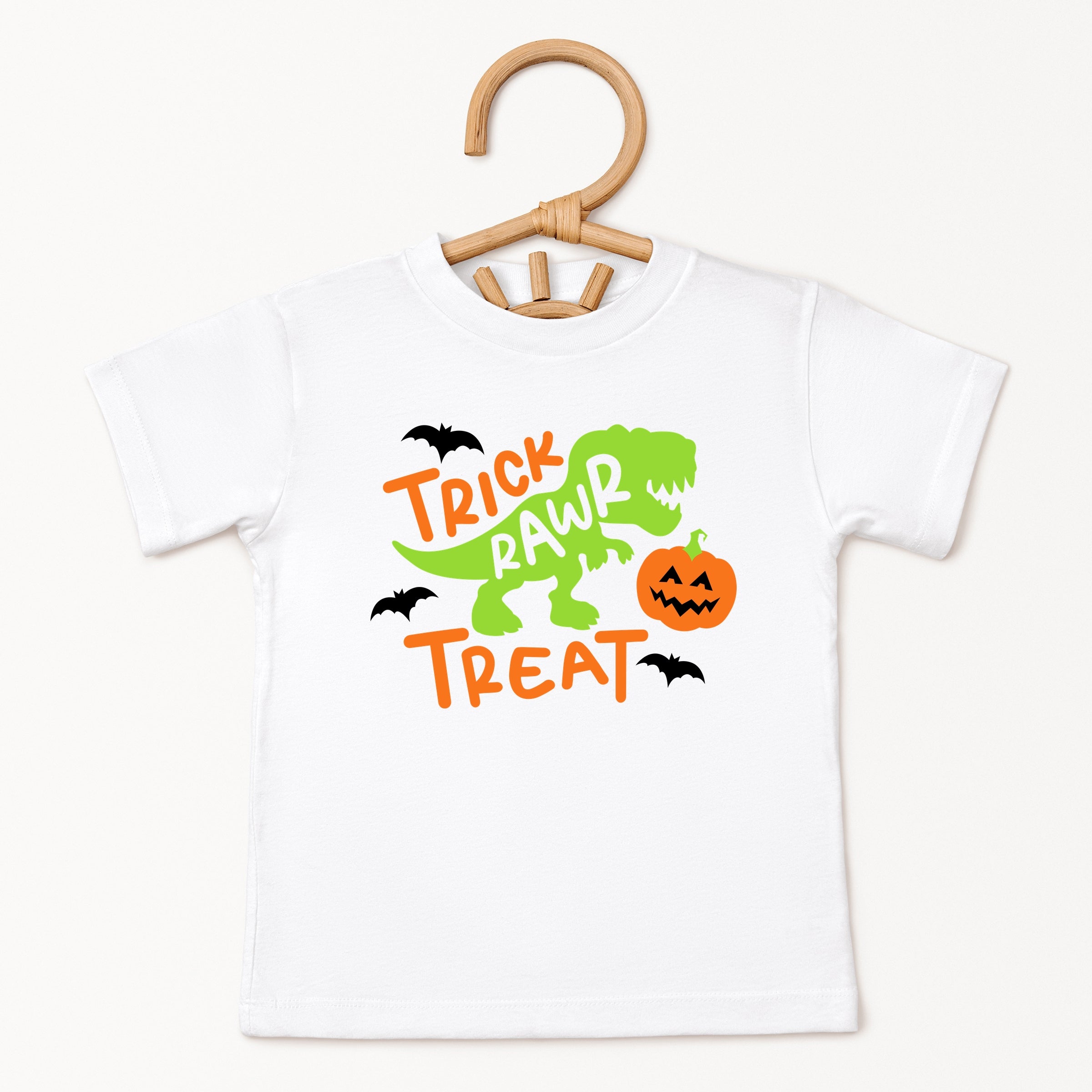 Trick Rawr Treat - Toddler Short Sleeve Graphic T-Shirt
