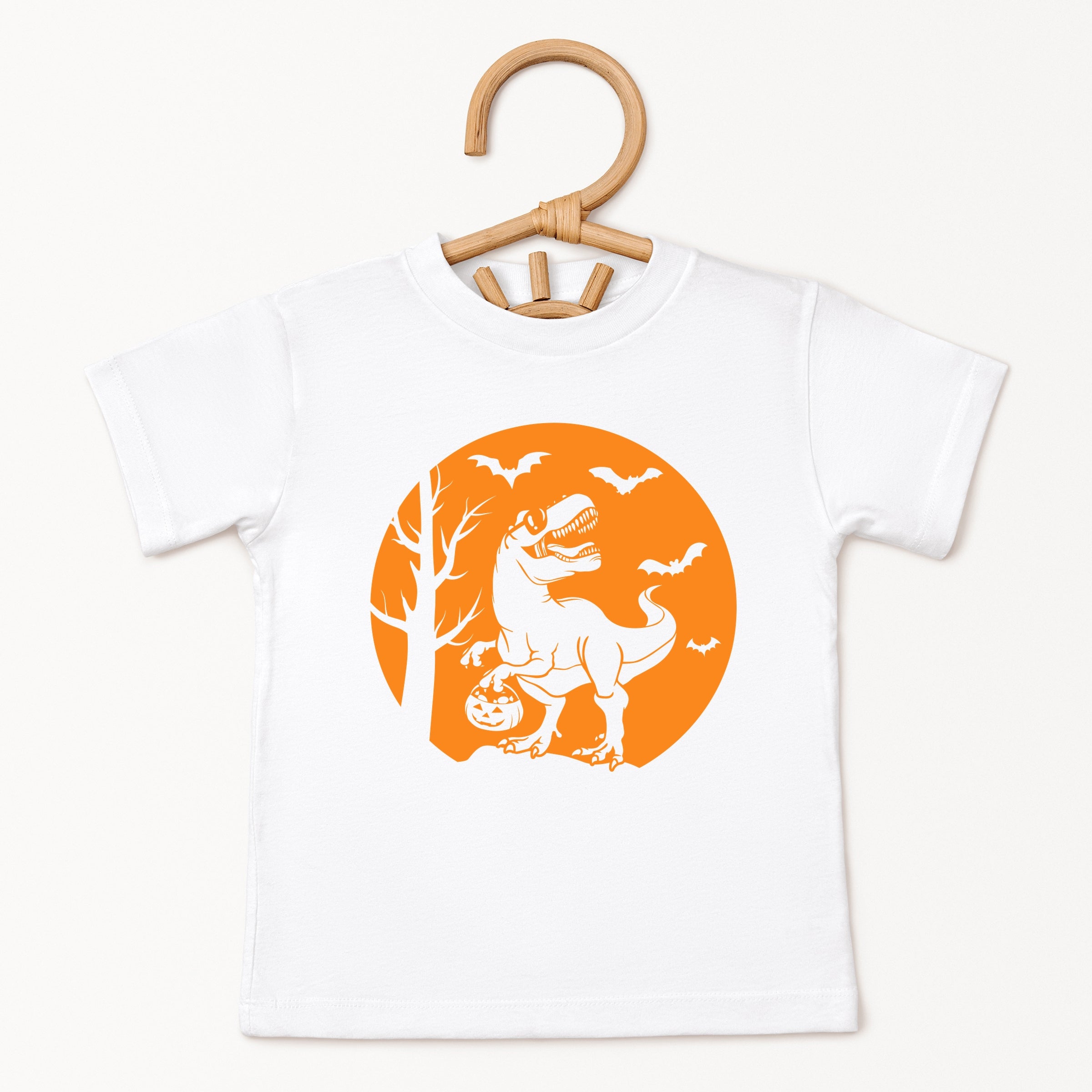 Dinosaur Moon - Toddler Short Sleeve Graphic T-Shirt