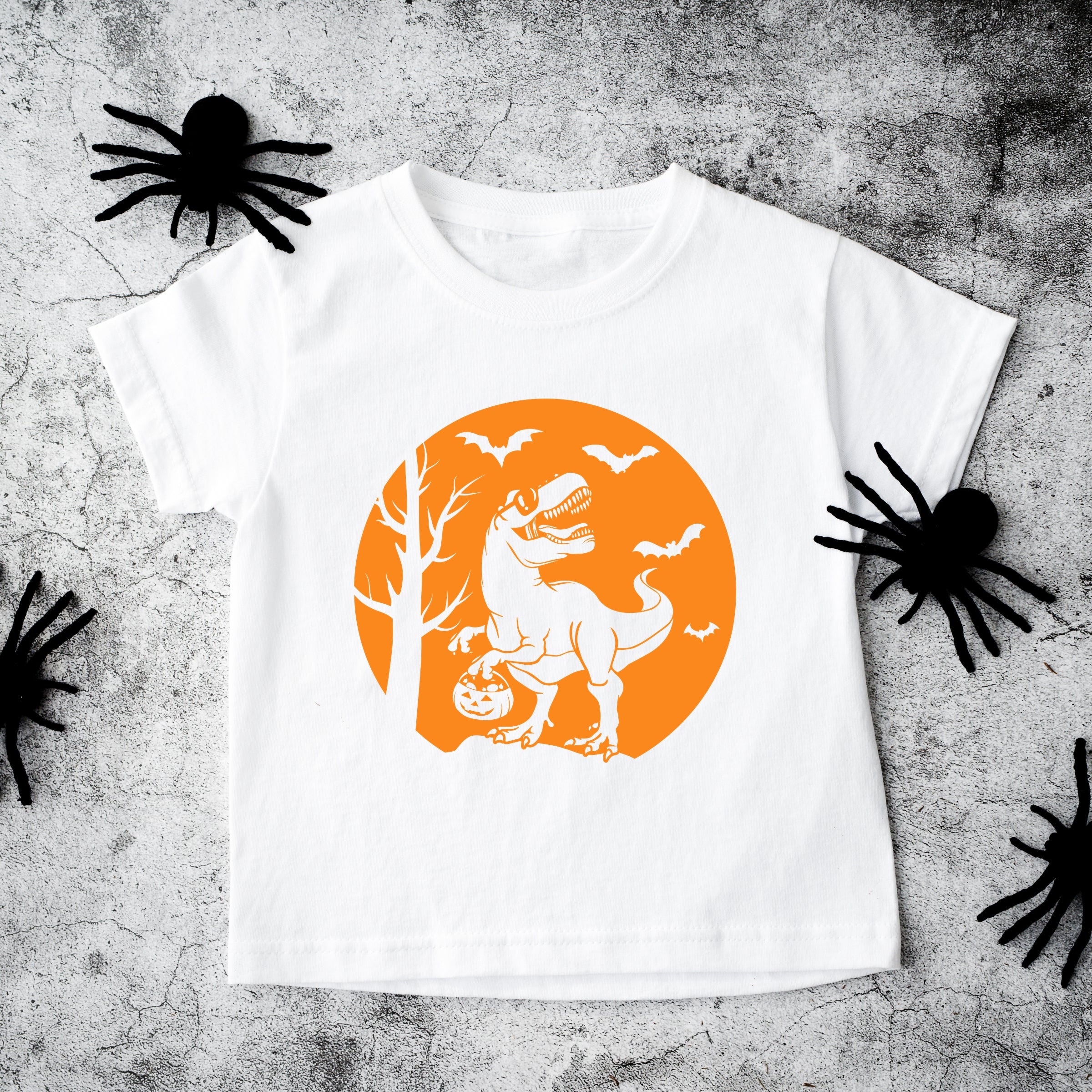 Dinosaur Moon - Toddler Short Sleeve Graphic T-Shirt