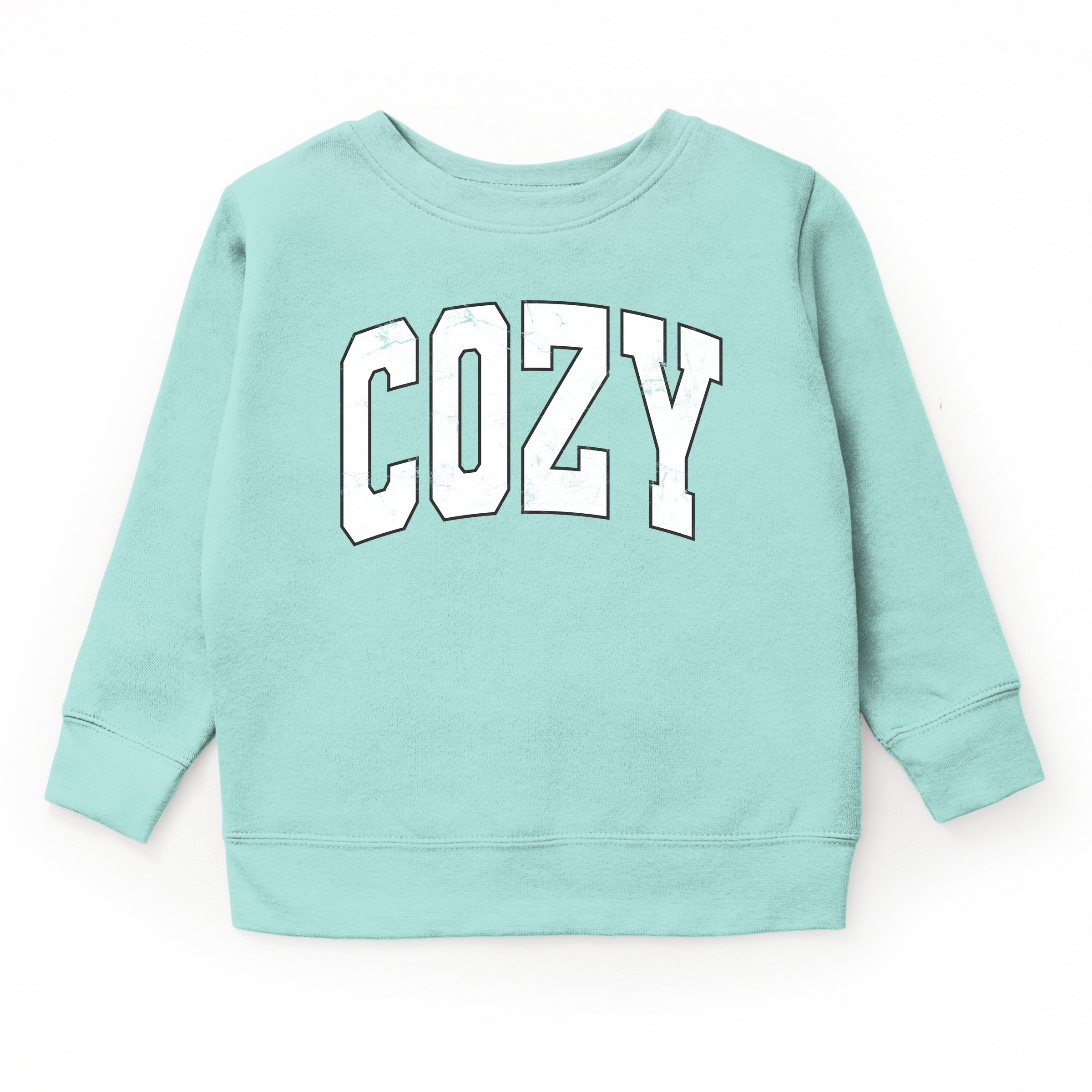 Cozy Worn Varsity - Kids Youth Sweatshirt