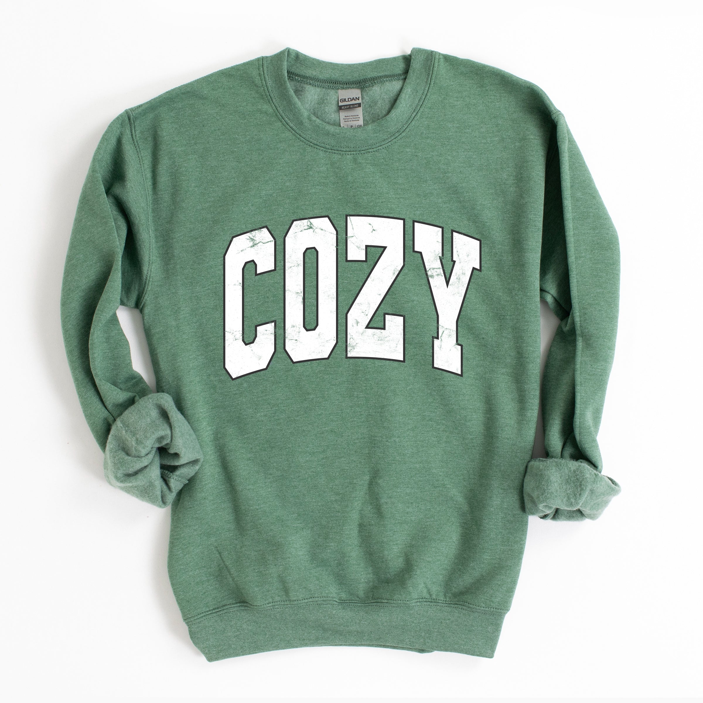 Cozy Worn Varsity -  Womens Sweatshirt
