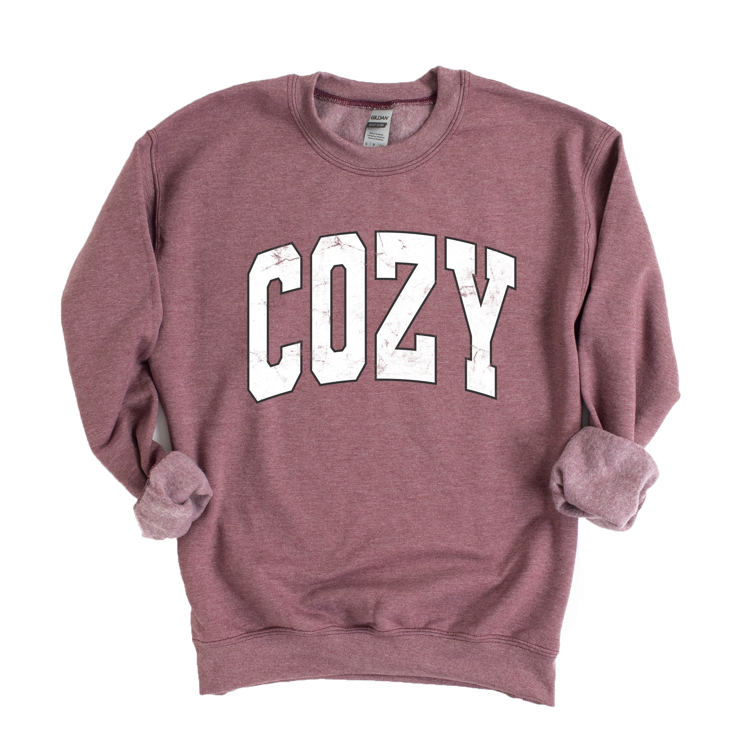 Cozy Worn Varsity -  Womens Sweatshirt