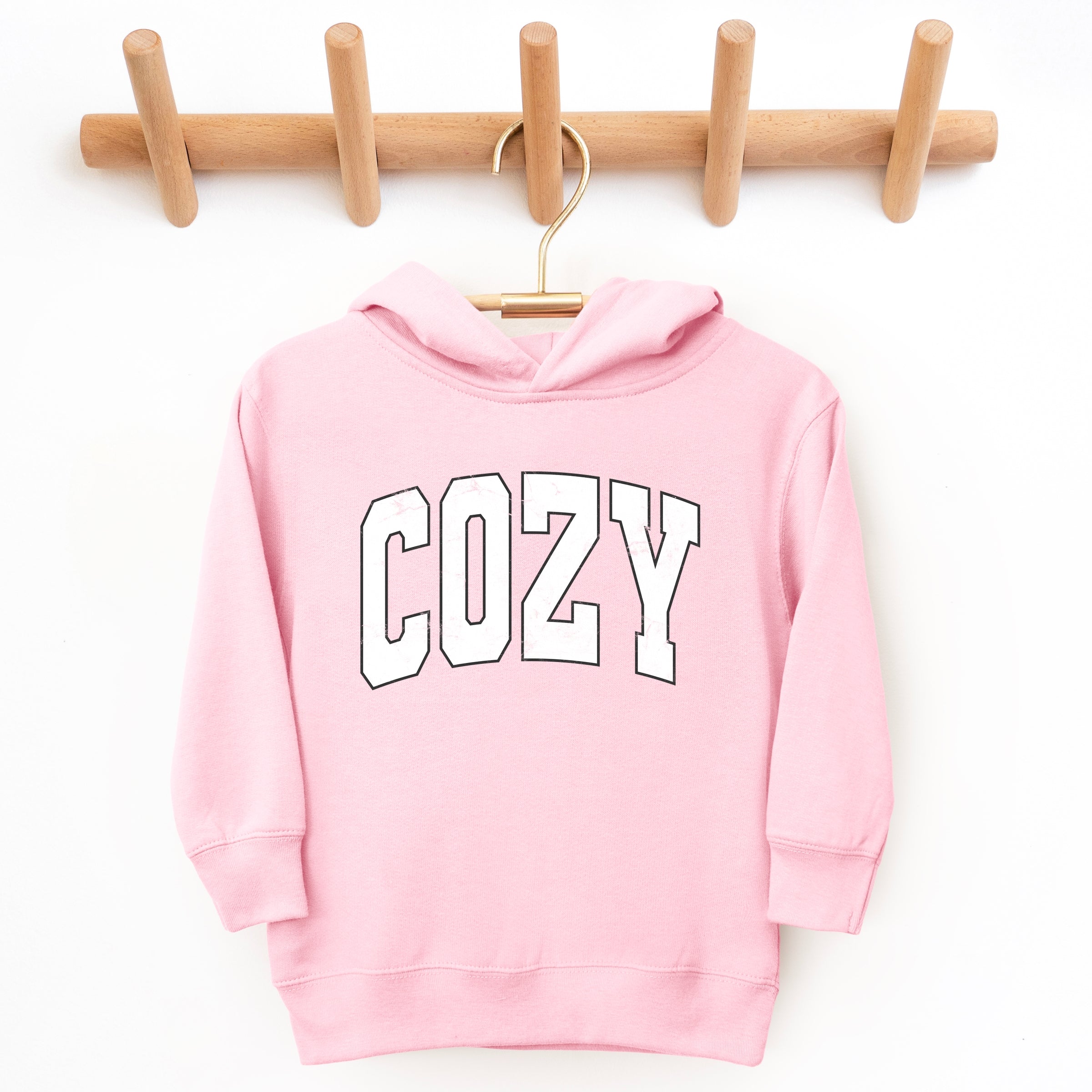 Cozy Worn Varsity - Toddler Hoodie