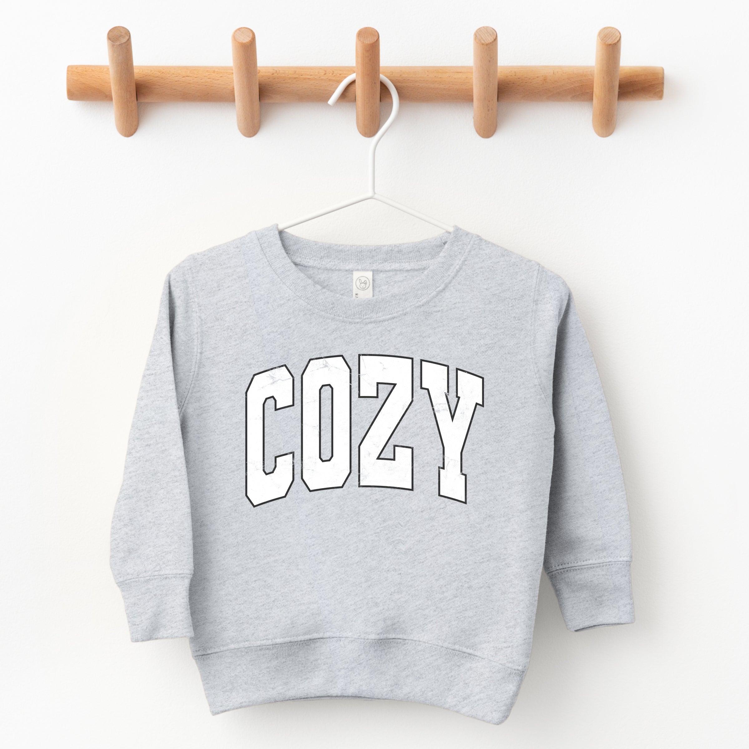 Cozy Worn Varsity - Kids Toddler Sweatshirt
