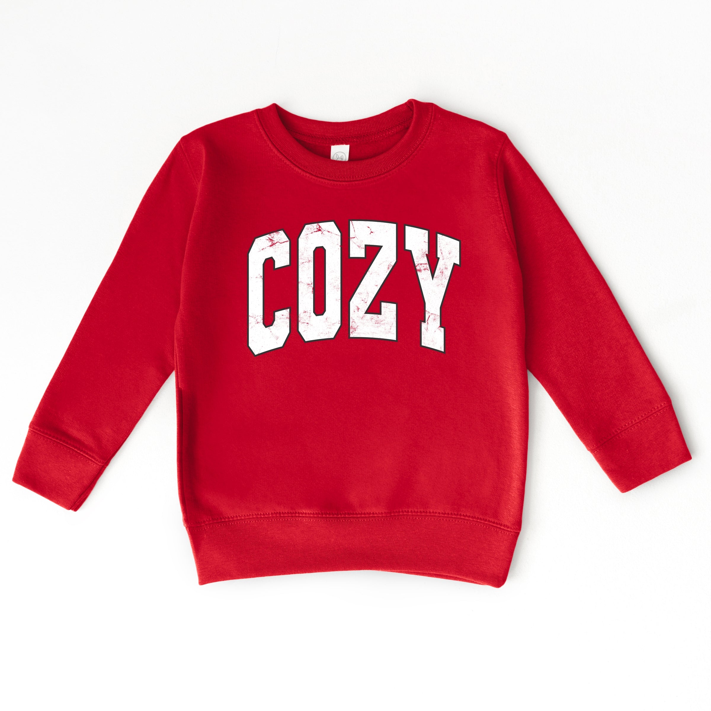 Cozy Worn Varsity - Kids Toddler Sweatshirt