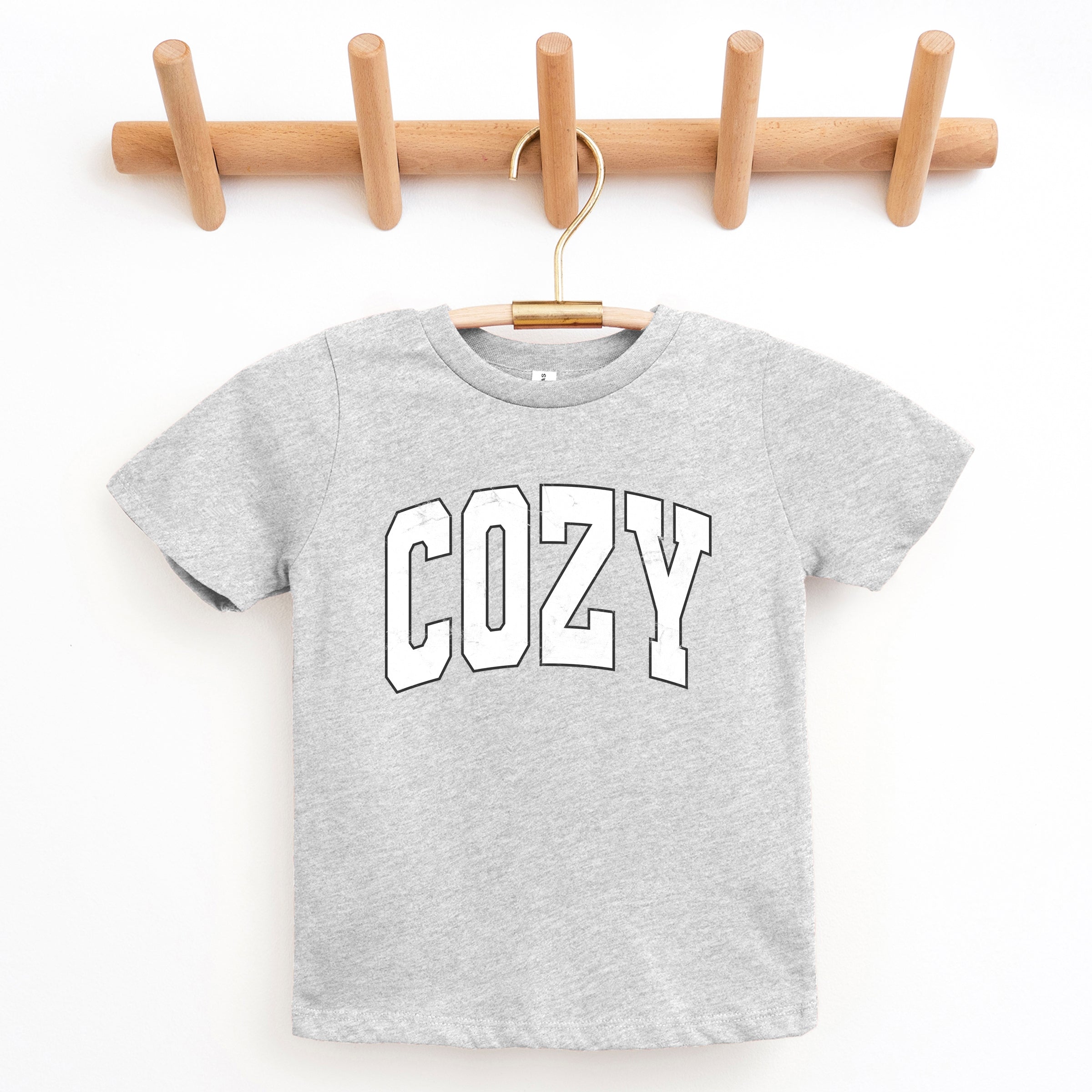 Cozy Worn Varsity - Kids Youth Short Sleeve Tee