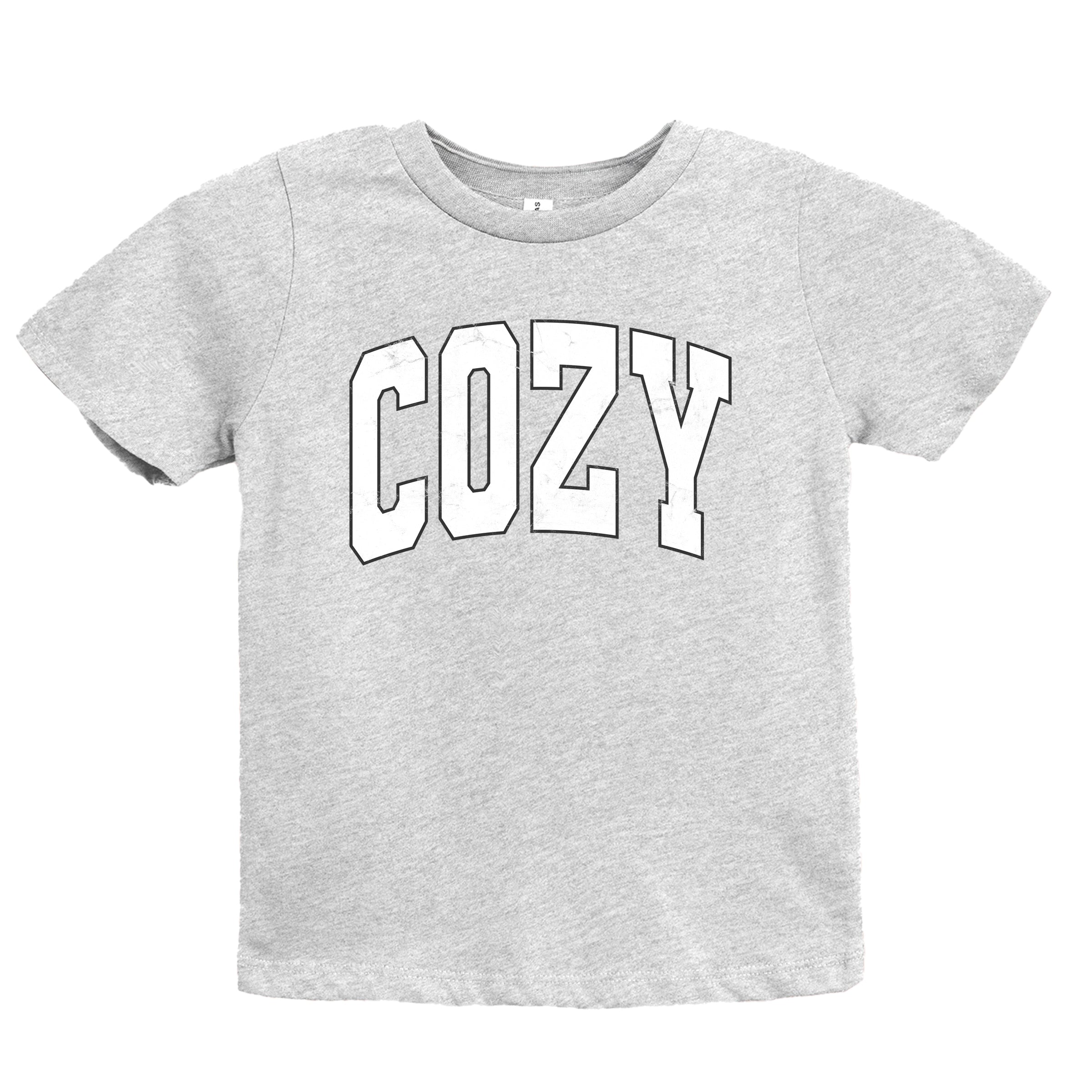 Cozy Worn Varsity - Kids Youth Short Sleeve Tee