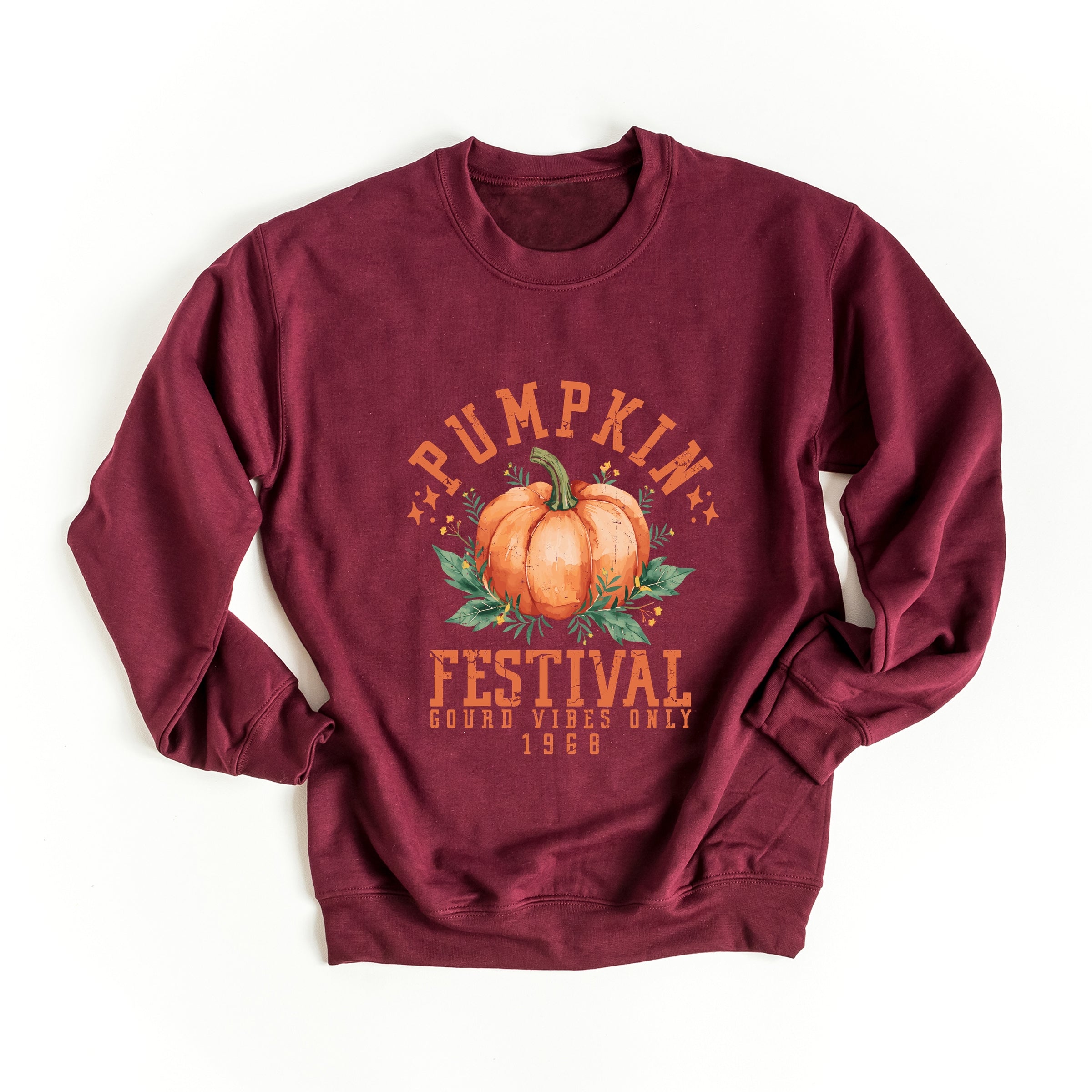 Pumpkin Festival Gourd Vibes - Women's Graphic Sweatshirt
