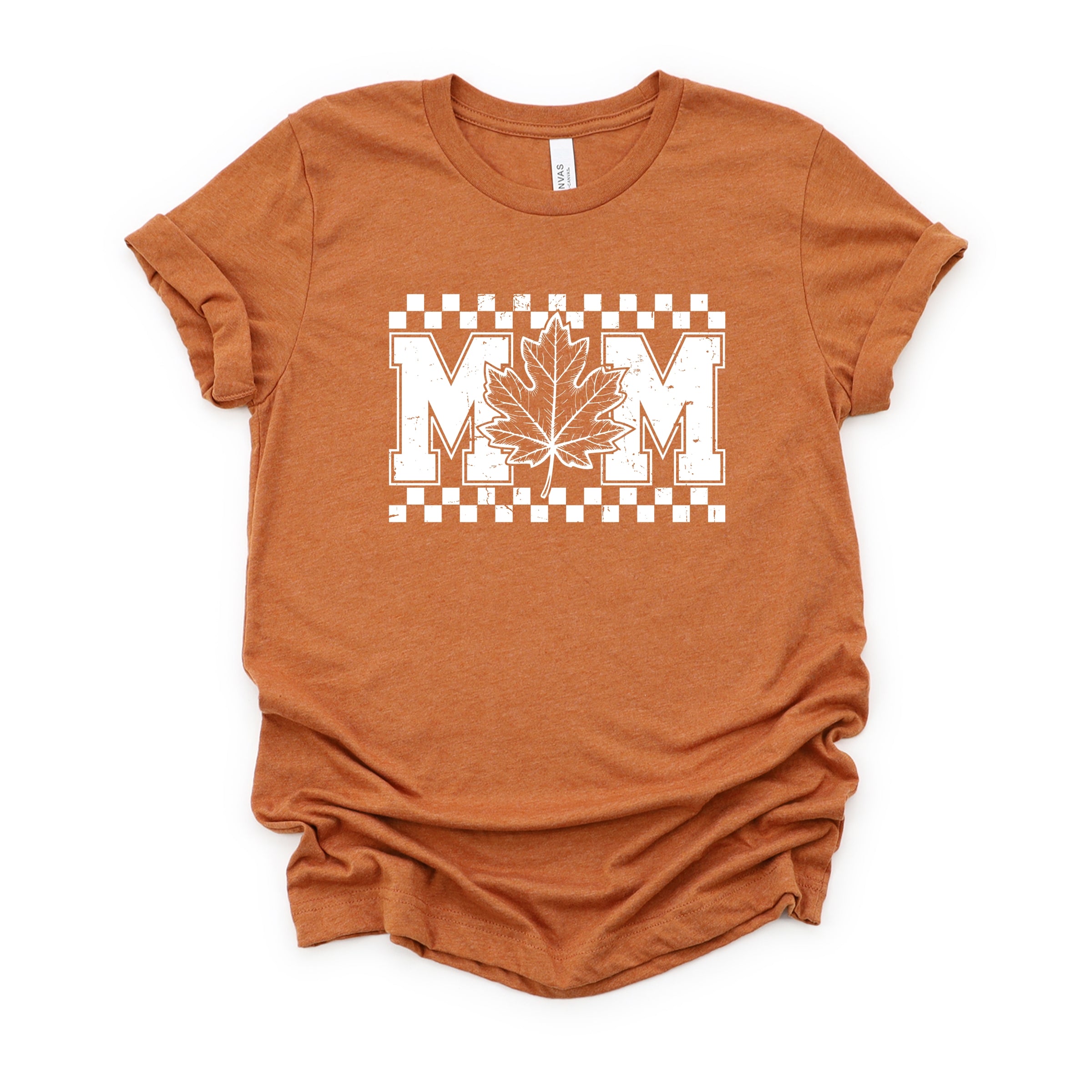 Mom Fall Leaf - Women's Short Sleeve Graphic T-Shirt