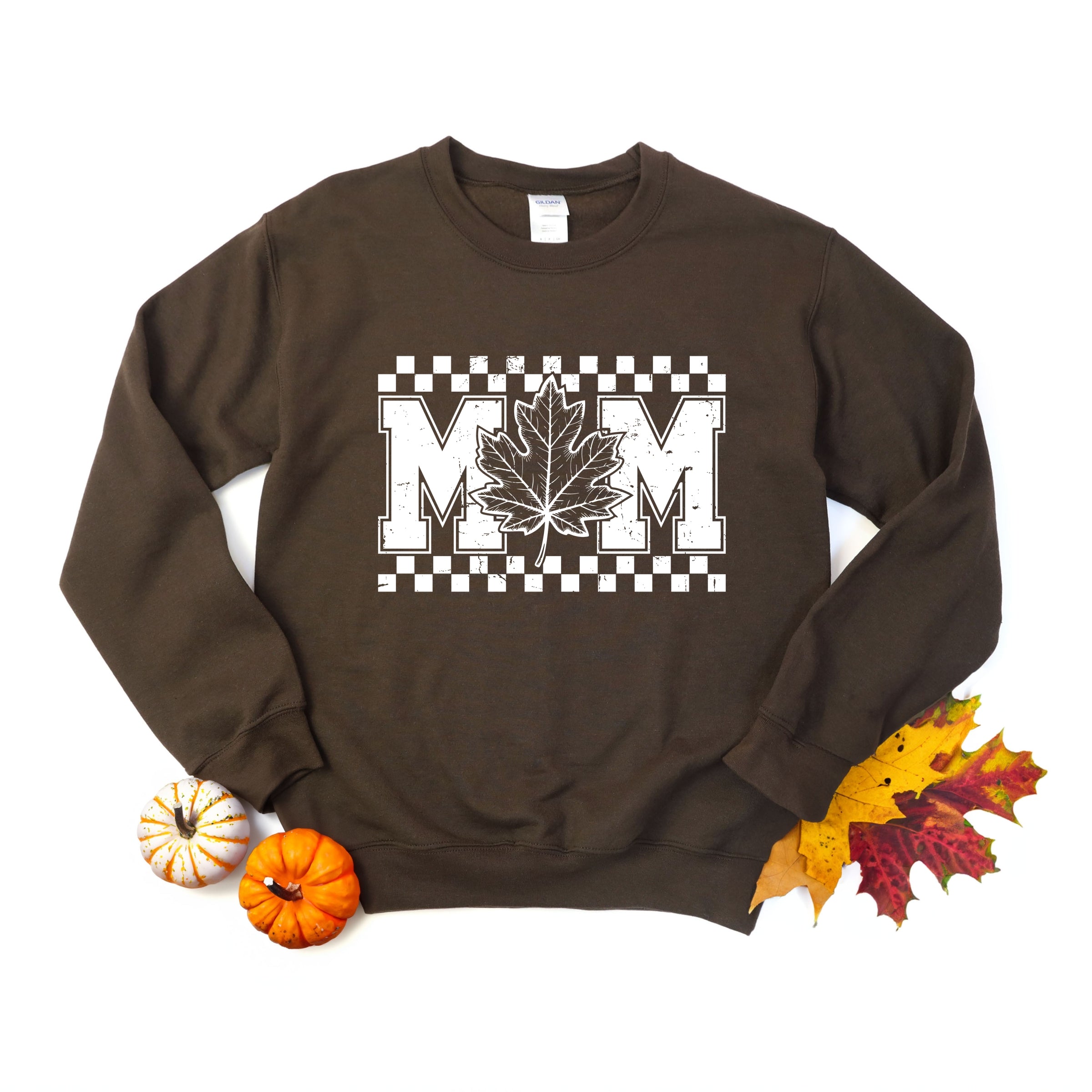 Mom Fall Leaf - Women's Graphic Sweatshirt