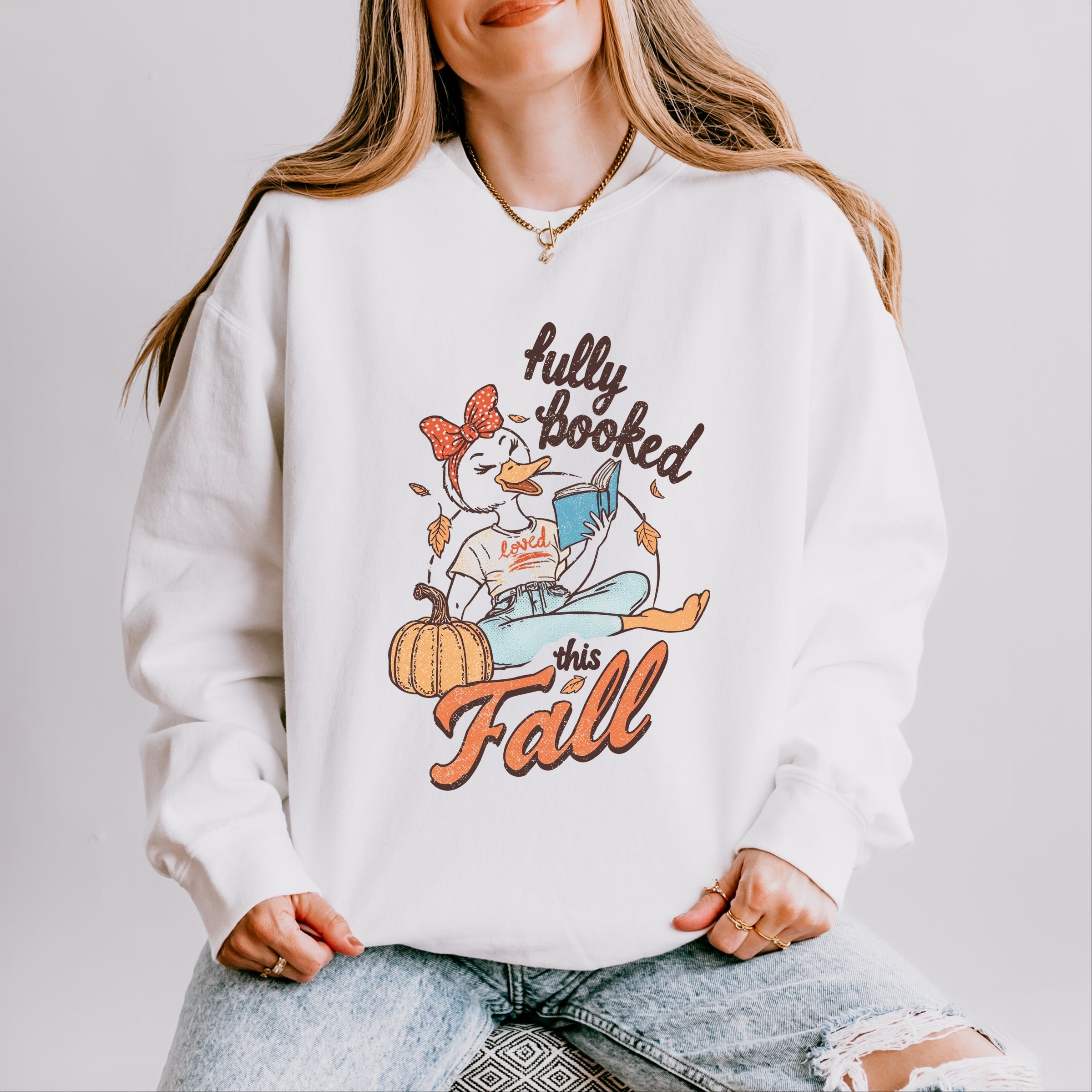 Fully Booked This Fall - Women's Lightweight Garment Dyed Sweatshirt