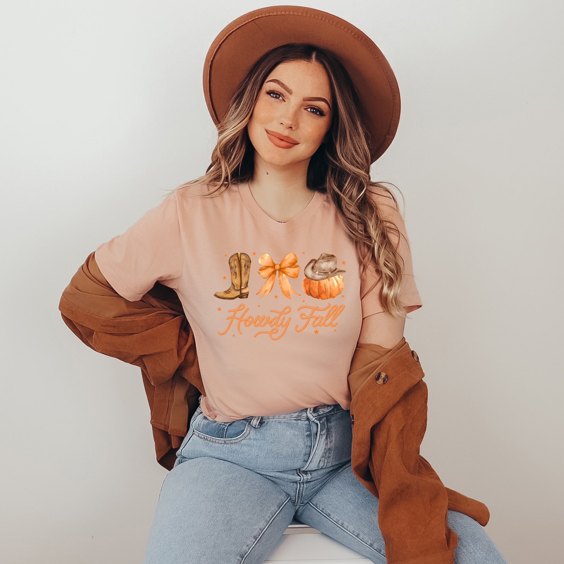 Coquette Howdy Fall - Women's Short Sleeve Graphic T-Shirt