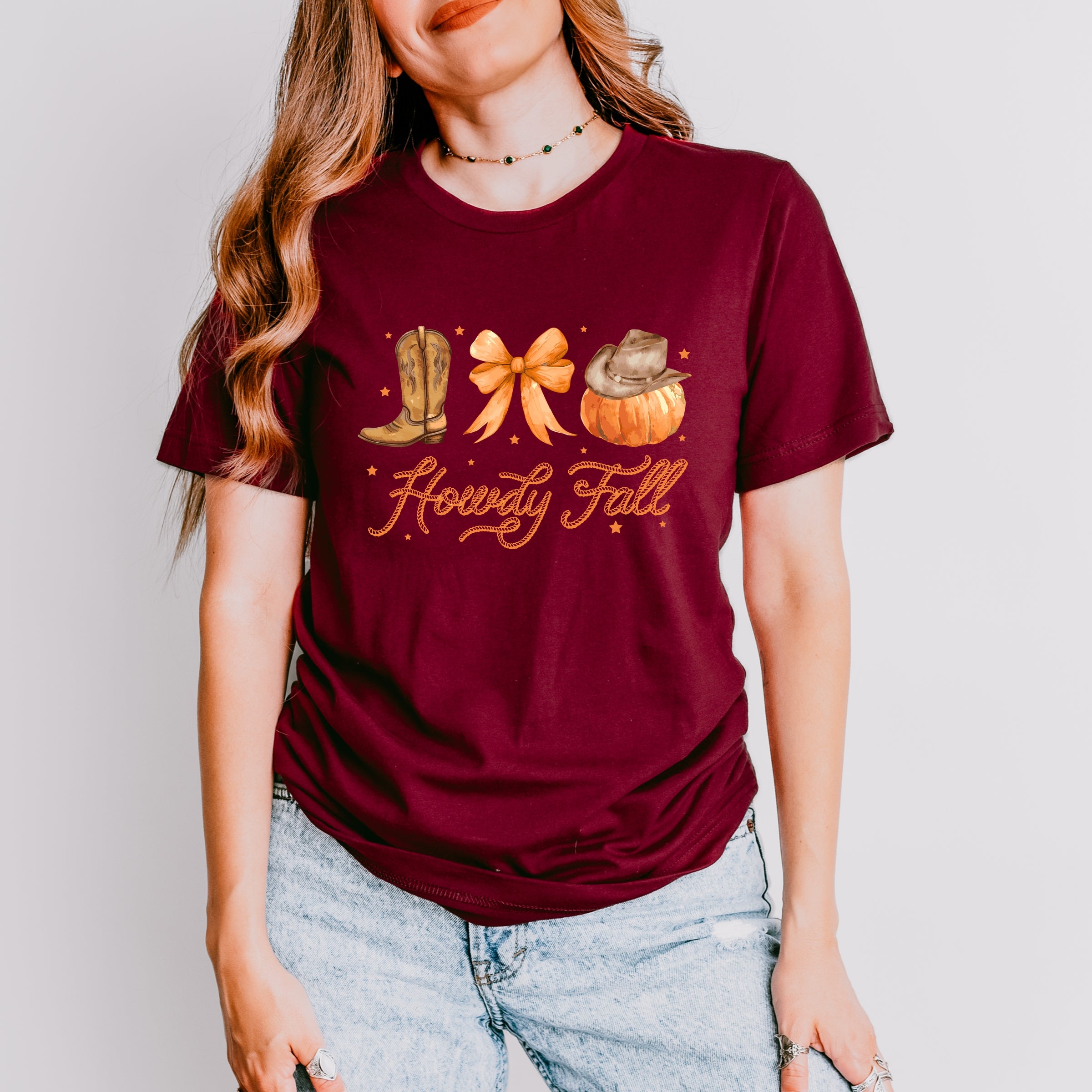 Coquette Howdy Fall - Women's Short Sleeve Graphic T-Shirt