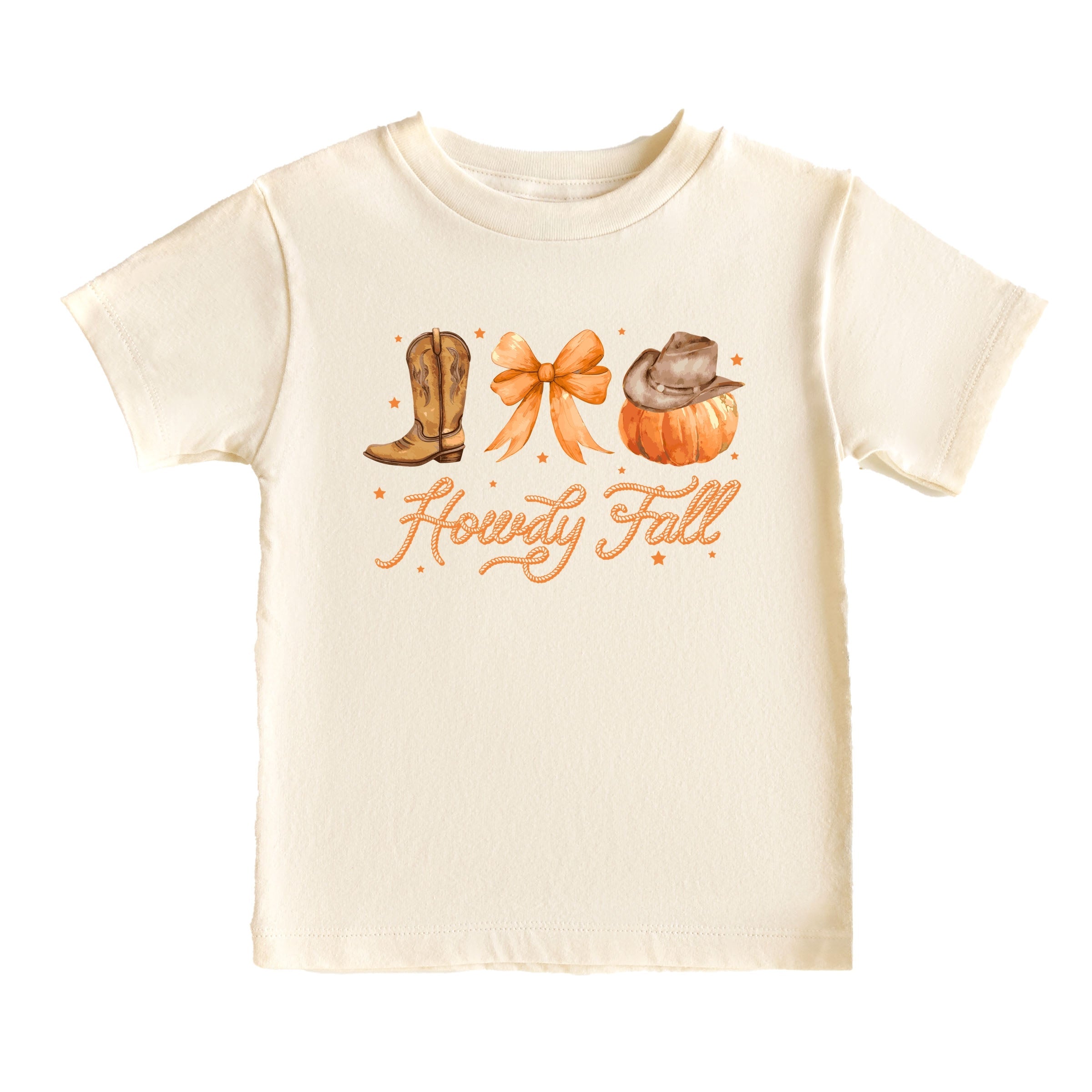 Coquette Howdy Fall - Youth Short Sleeve Graphic T-Shirt and Toddler Short Sleeve Graphic T-Shirt