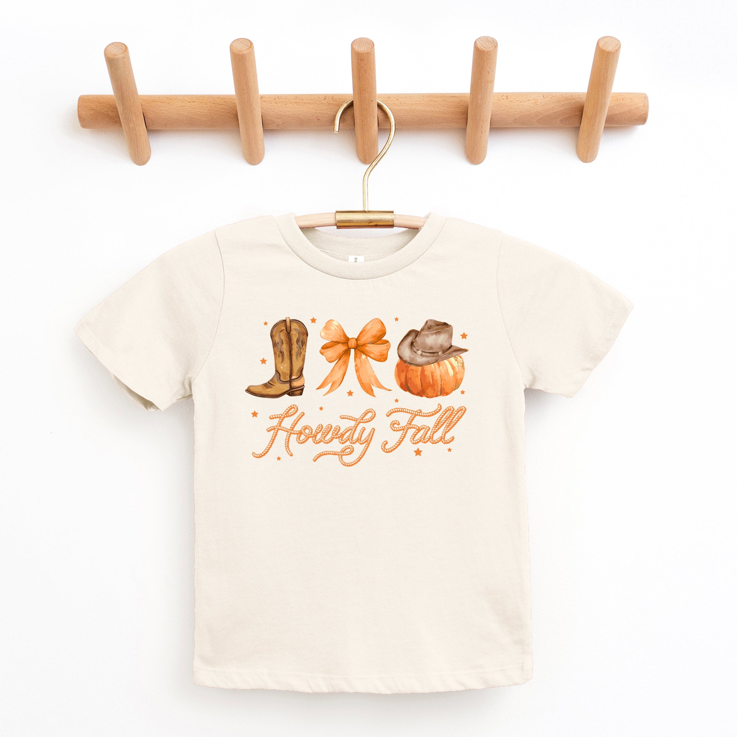 Coquette Howdy Fall - Youth Short Sleeve Graphic T-Shirt and Toddler Short Sleeve Graphic T-Shirt