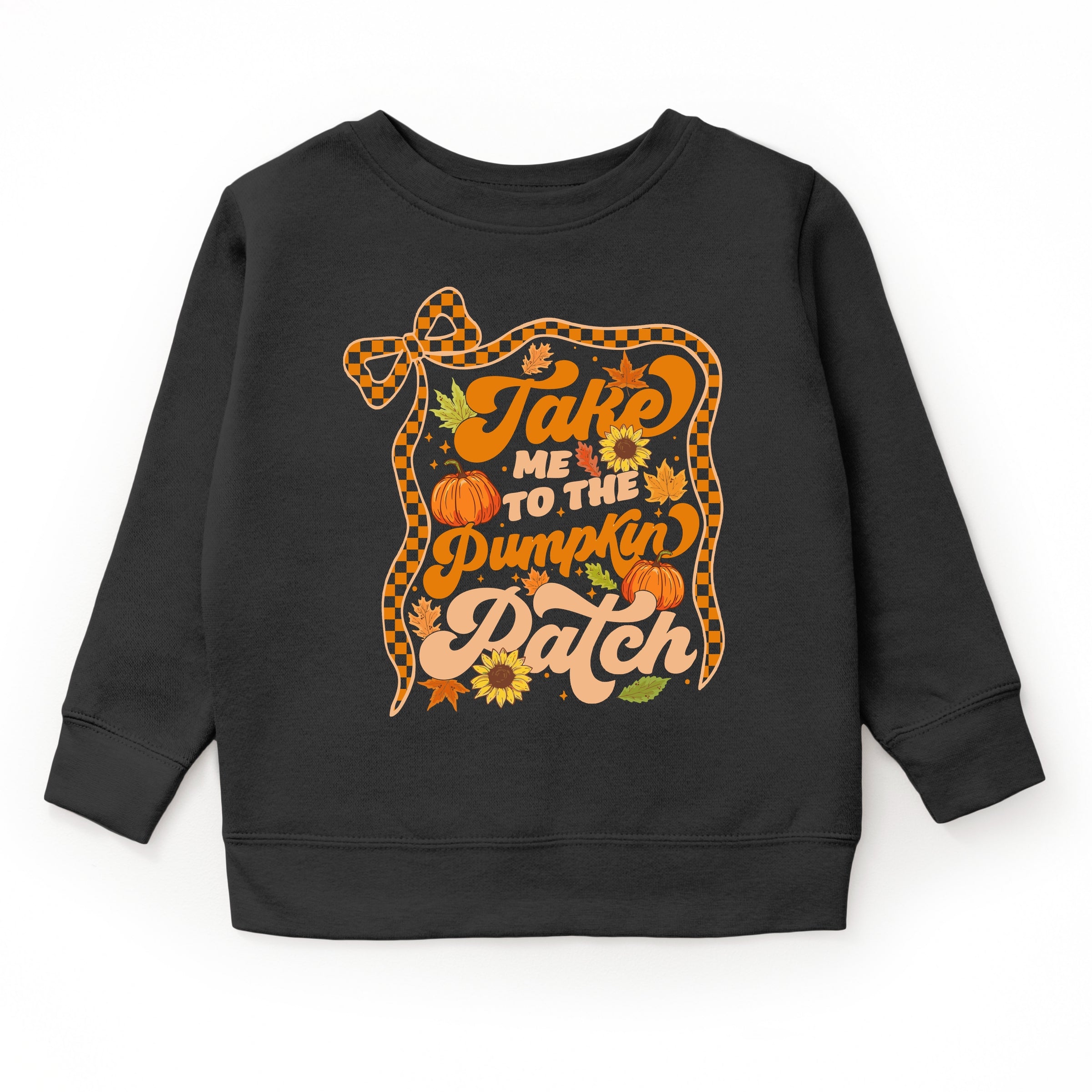Coquette Take Me To The Pumpkin Patch - Toddler Graphic Sweatshirt and Youth Graphic Sweatshirt