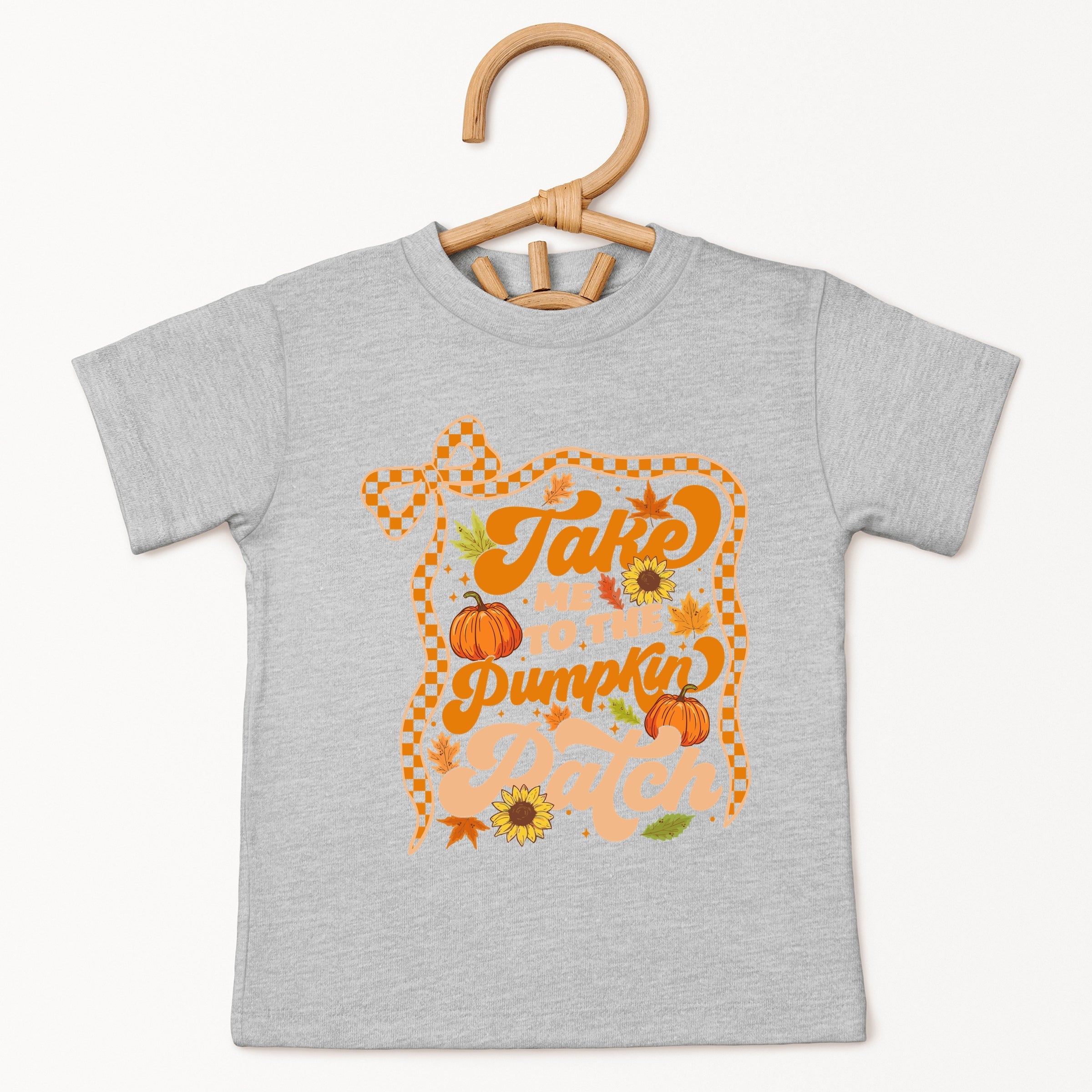 Coquette Take Me To The Pumpkin Patch - Youth Short Sleeve Graphic T-Shirt and Toddler Short Sleeve Graphic T-Shirt
