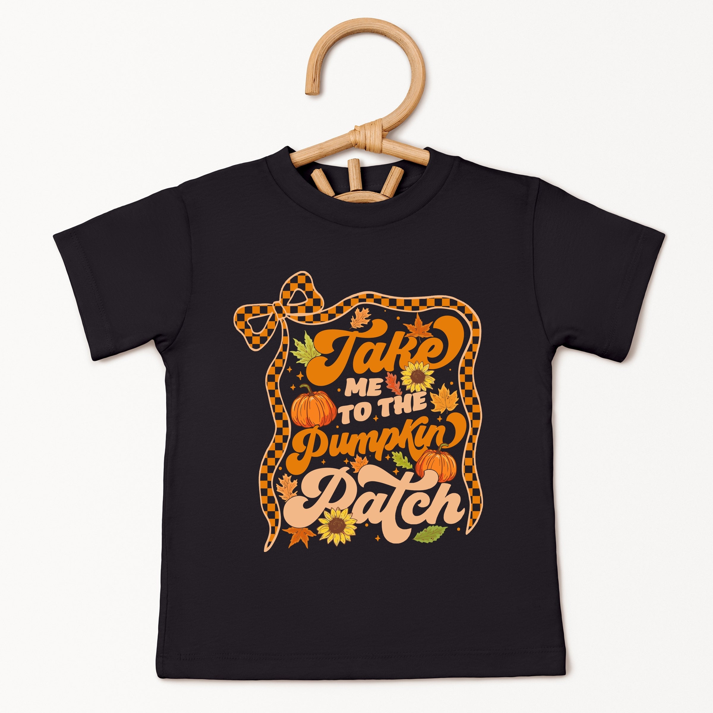 Coquette Take Me To The Pumpkin Patch - Youth Short Sleeve Graphic T-Shirt and Toddler Short Sleeve Graphic T-Shirt