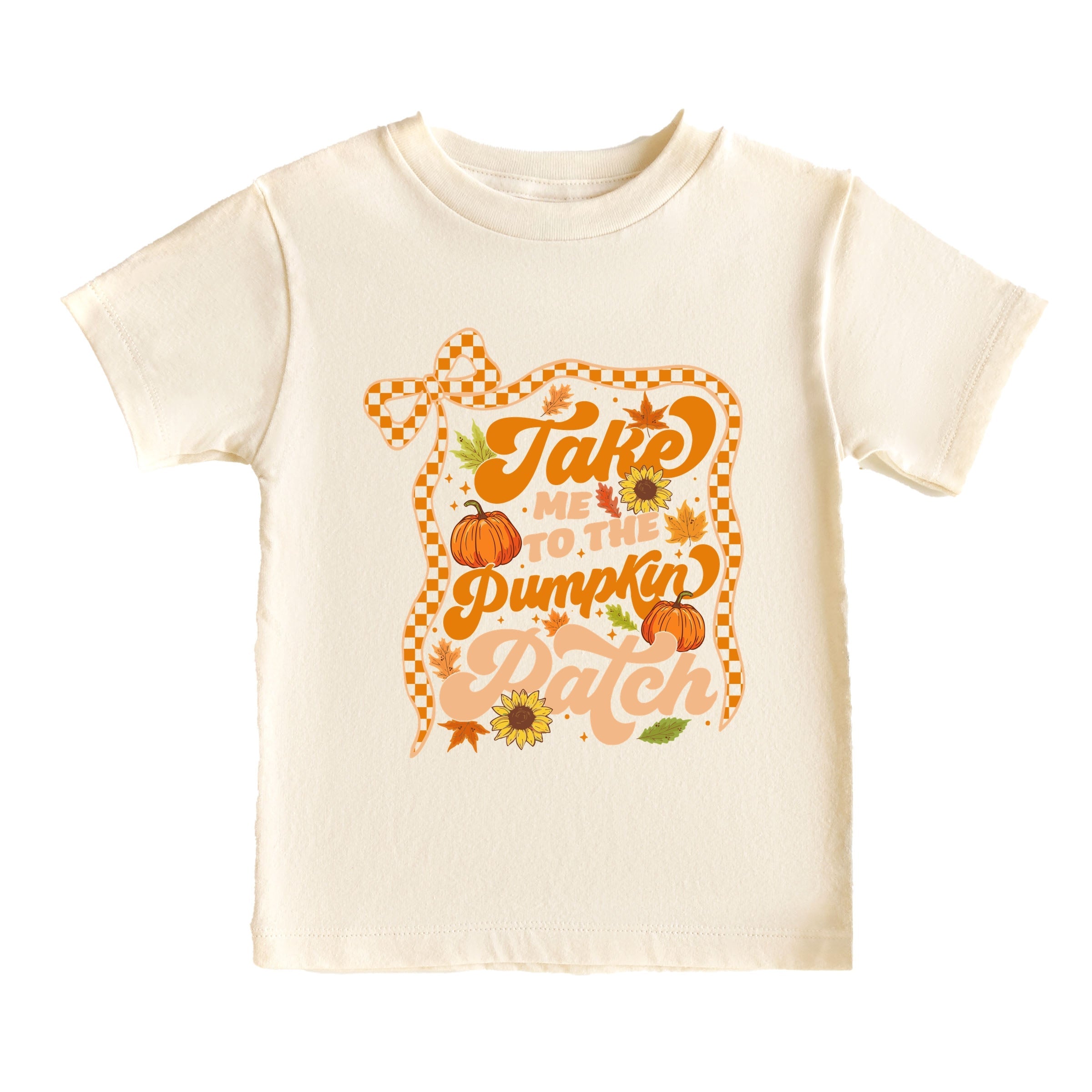 Coquette Take Me To The Pumpkin Patch - Youth Short Sleeve Graphic T-Shirt and Toddler Short Sleeve Graphic T-Shirt