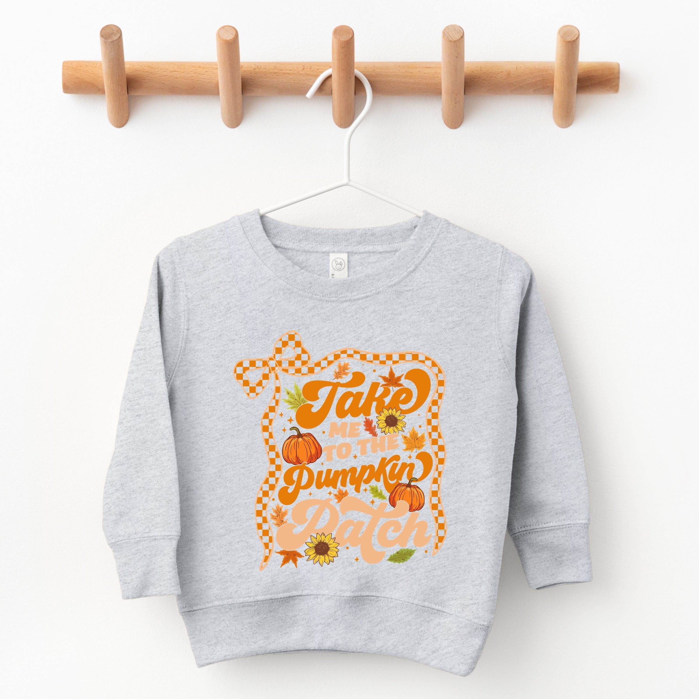 Coquette Take Me To The Pumpkin Patch - Toddler Graphic Sweatshirt and Youth Graphic Sweatshirt