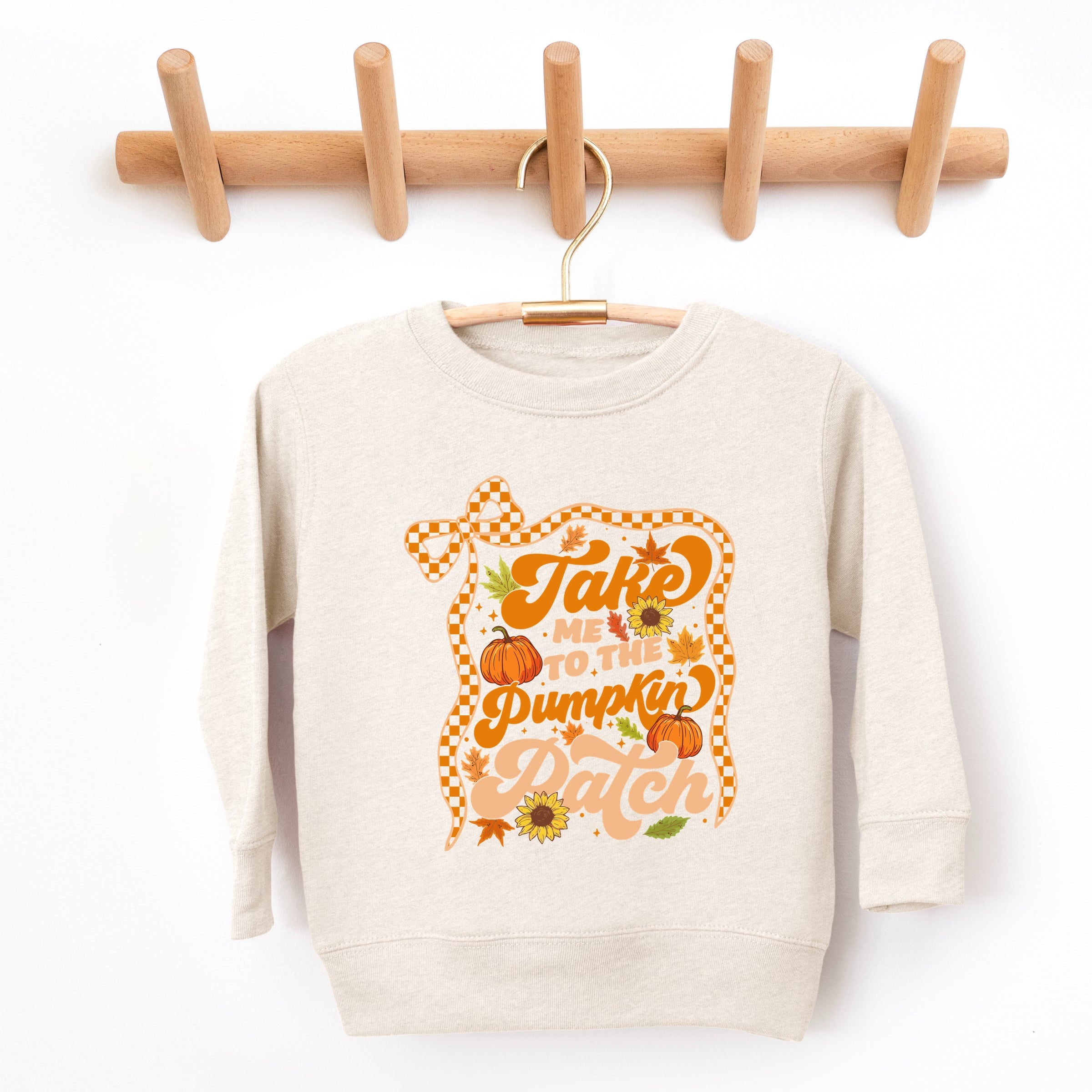Coquette Take Me To The Pumpkin Patch - Toddler Graphic Sweatshirt and Youth Graphic Sweatshirt