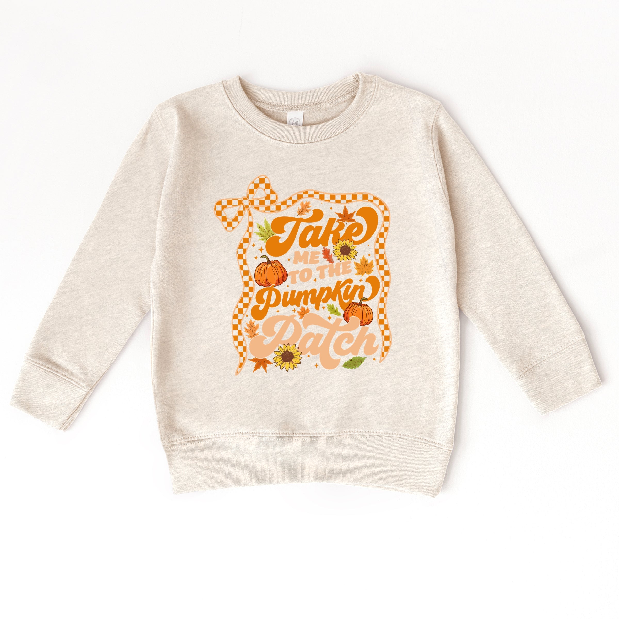 Coquette Take Me To The Pumpkin Patch - Toddler Graphic Sweatshirt and Youth Graphic Sweatshirt