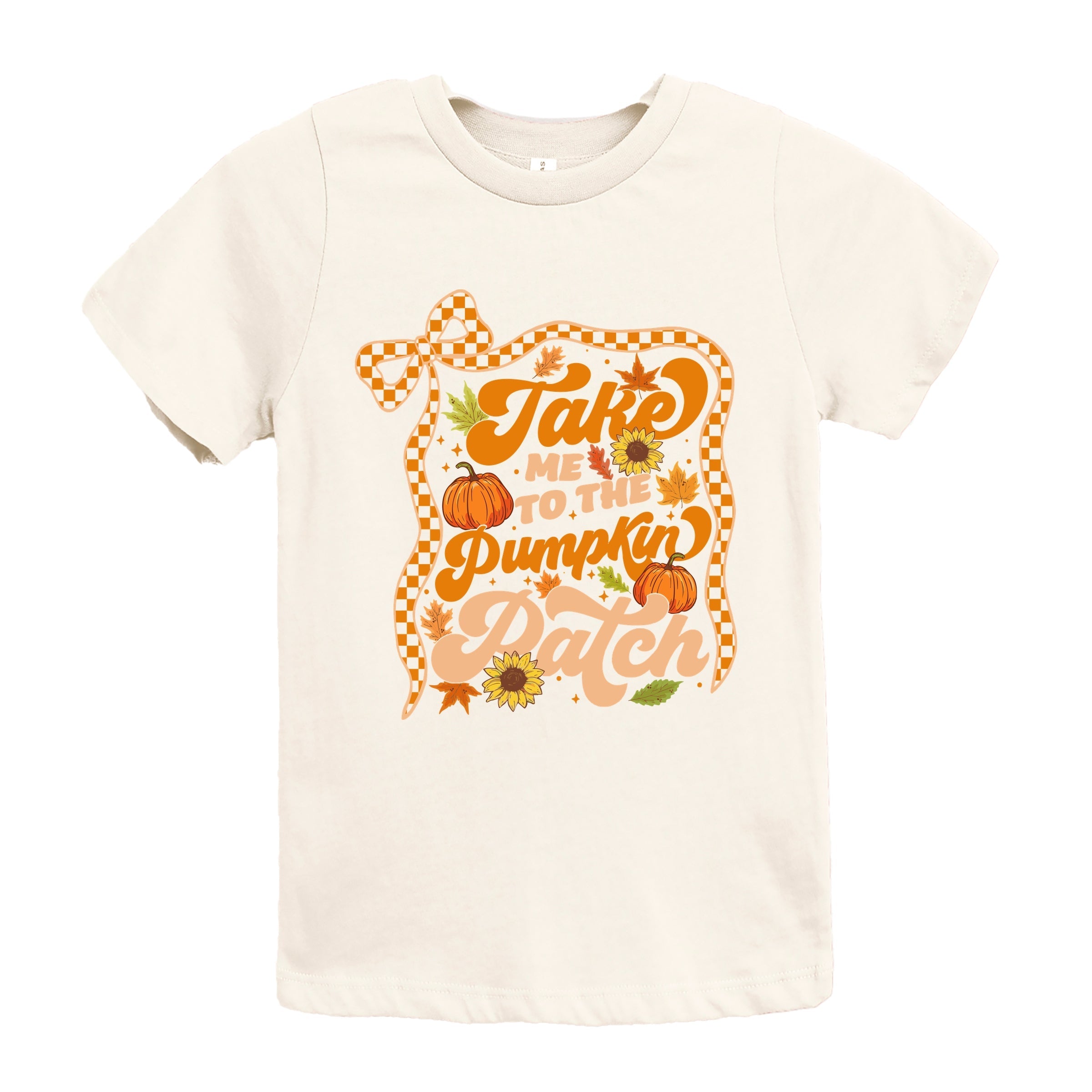 Coquette Take Me To The Pumpkin Patch - Youth Short Sleeve Graphic T-Shirt and Toddler Short Sleeve Graphic T-Shirt