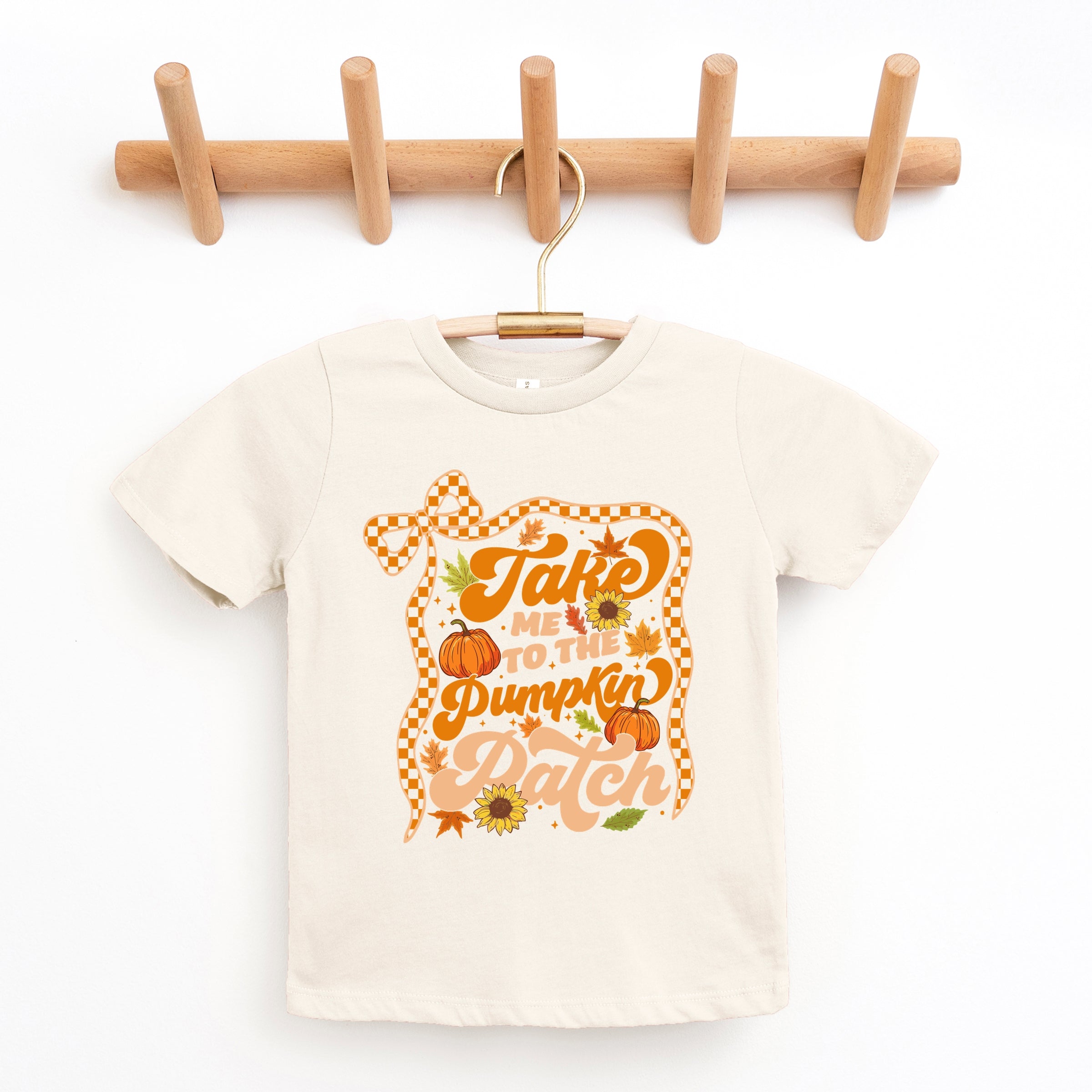 Coquette Take Me To The Pumpkin Patch - Youth Short Sleeve Graphic T-Shirt and Toddler Short Sleeve Graphic T-Shirt