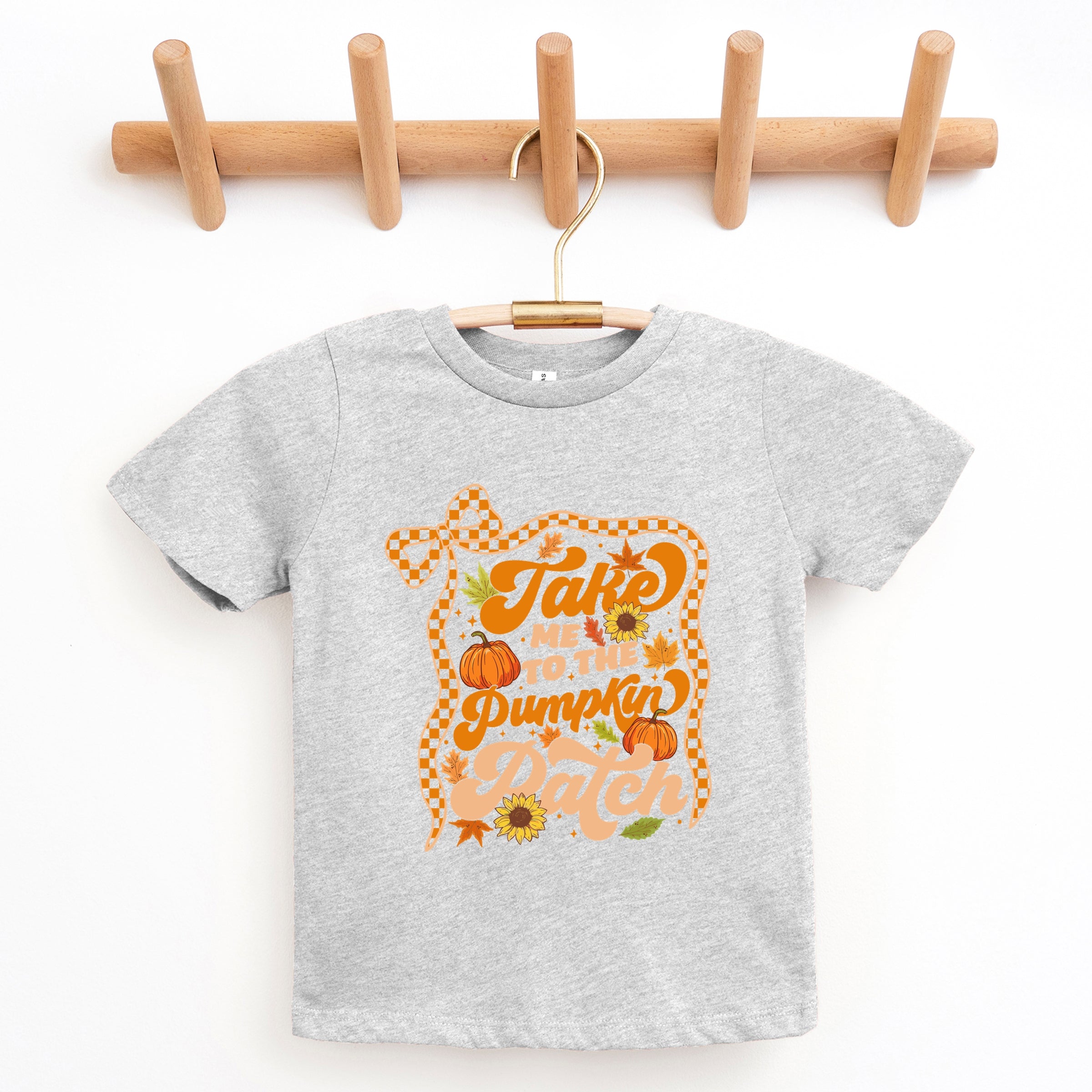 Coquette Take Me To The Pumpkin Patch - Youth Short Sleeve Graphic T-Shirt and Toddler Short Sleeve Graphic T-Shirt