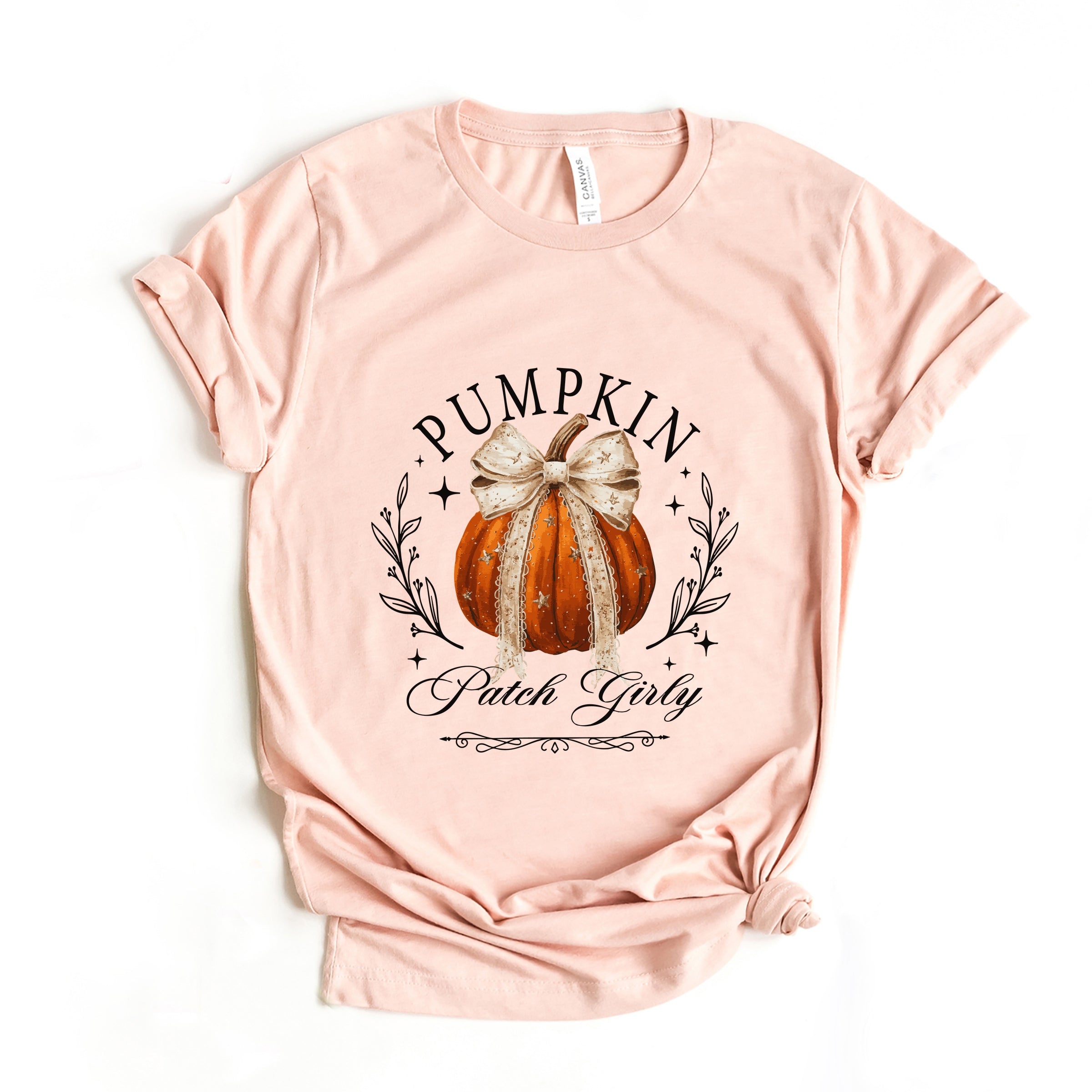 Coquette Pumpkin Patch Girly - Women's Short Sleeve Graphic T-Shirt