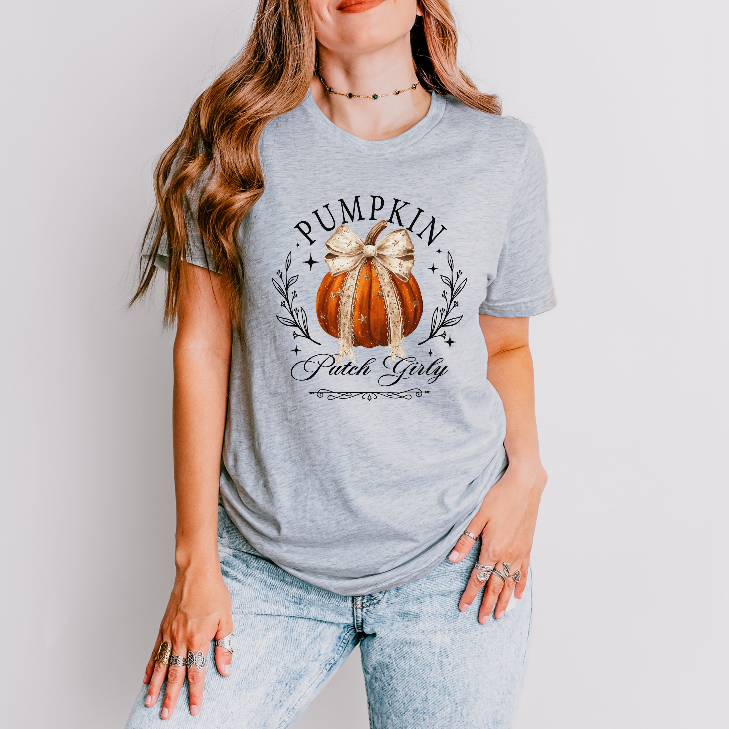 Coquette Pumpkin Patch Girly - Women's Short Sleeve Graphic T-Shirt