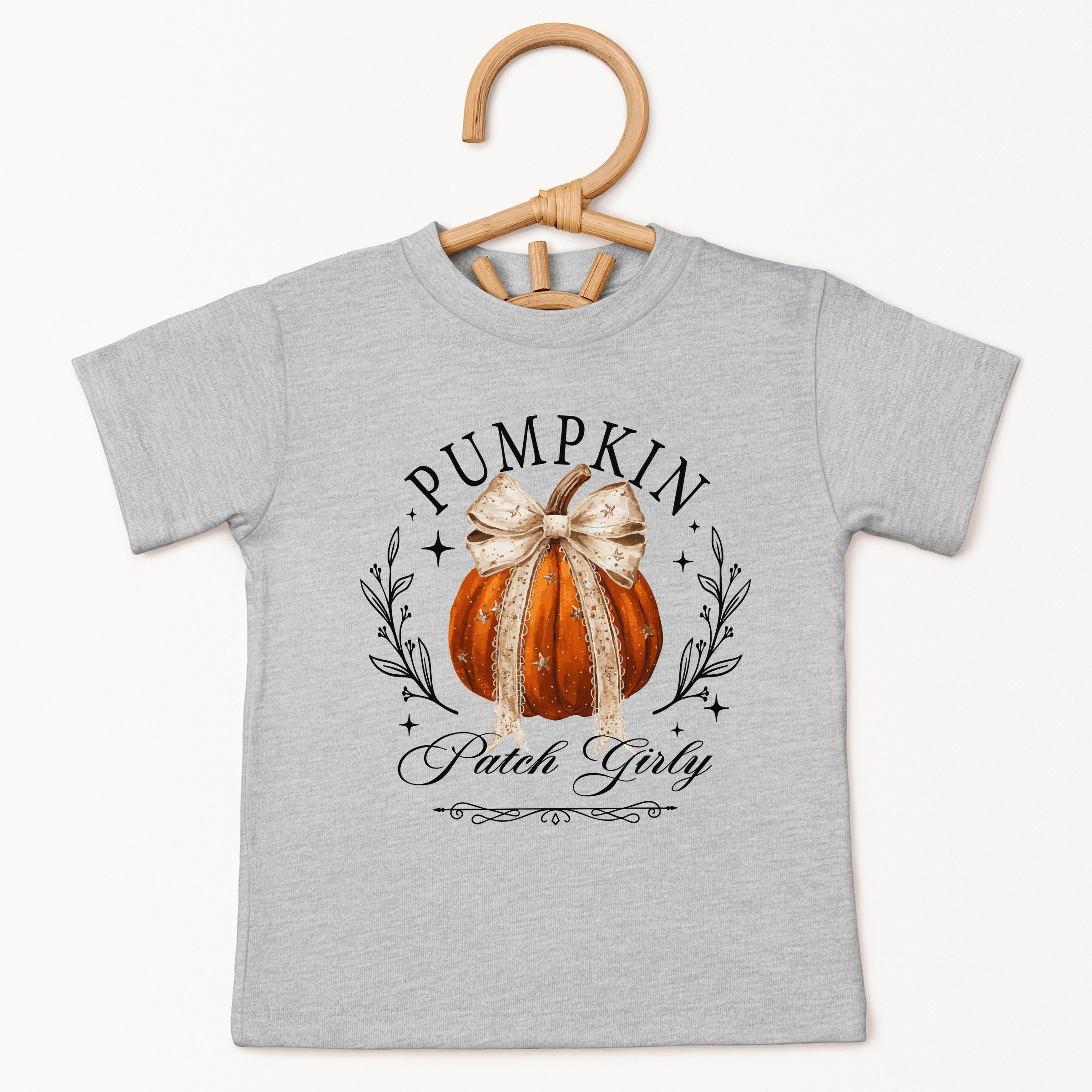 Coquette Pumpkin Patch Girly - Youth Short Sleeve Graphic T-Shirt and Toddler Short Sleeve Graphic T-Shirt