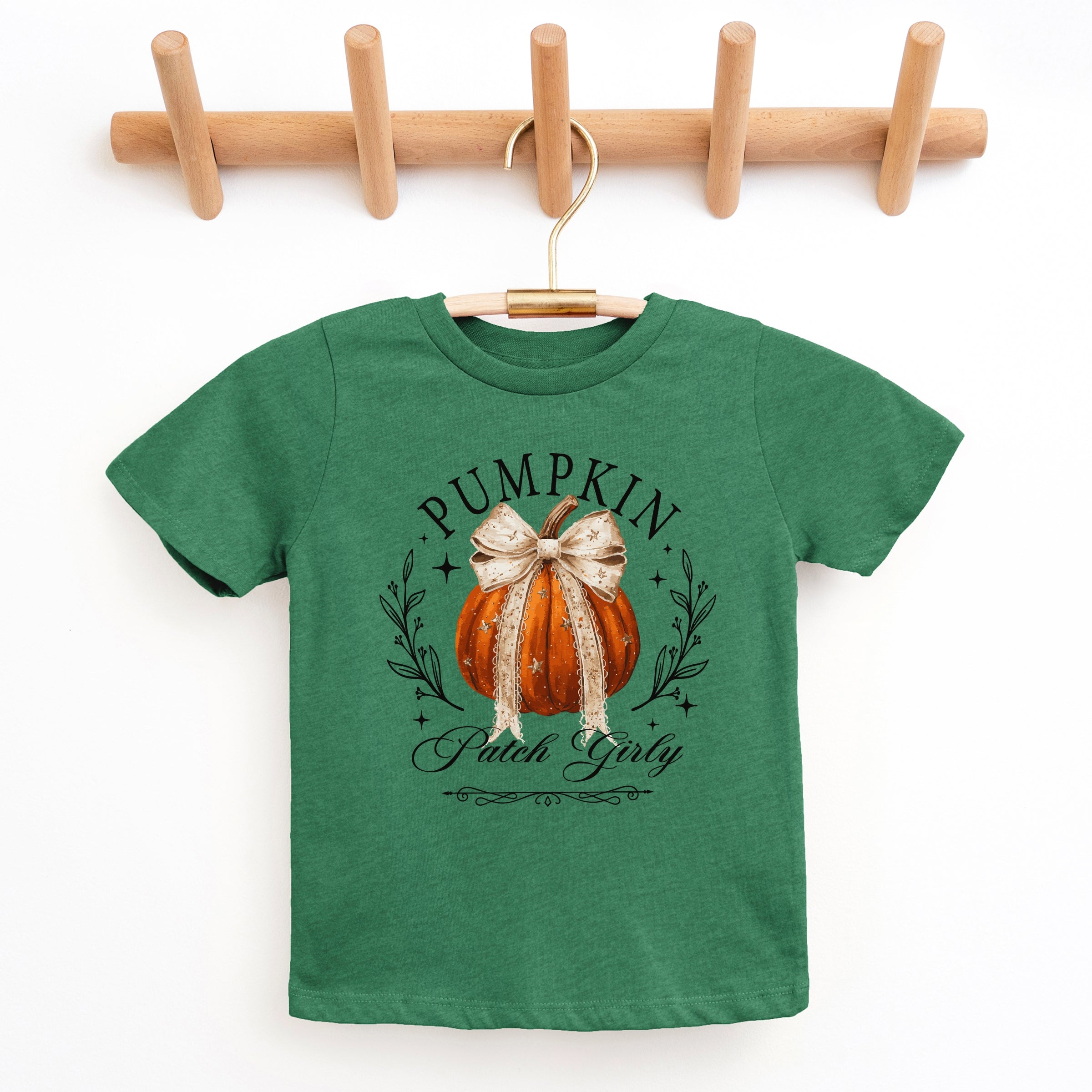 Coquette Pumpkin Patch Girly - Youth Short Sleeve Graphic T-Shirt and Toddler Short Sleeve Graphic T-Shirt