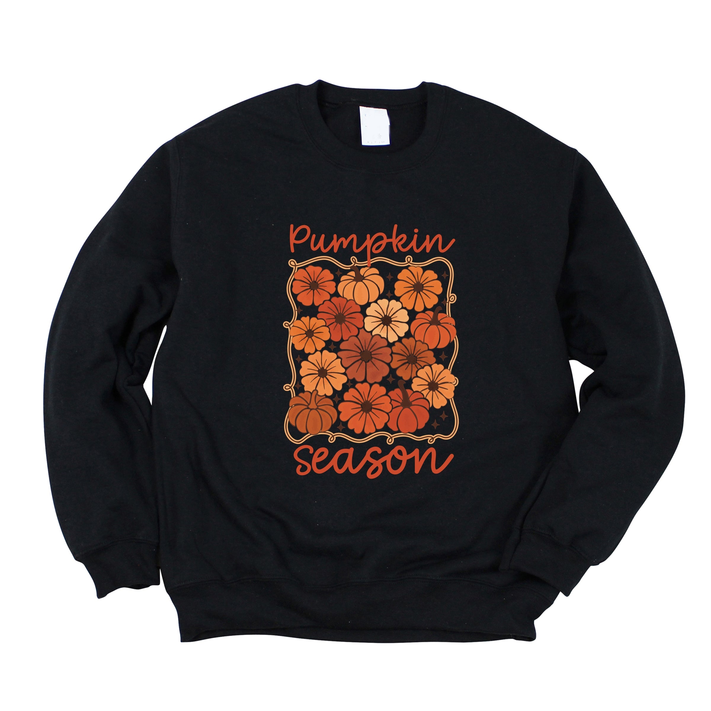 Pumpkin Season Floral - Women's Graphic Sweatshirt
