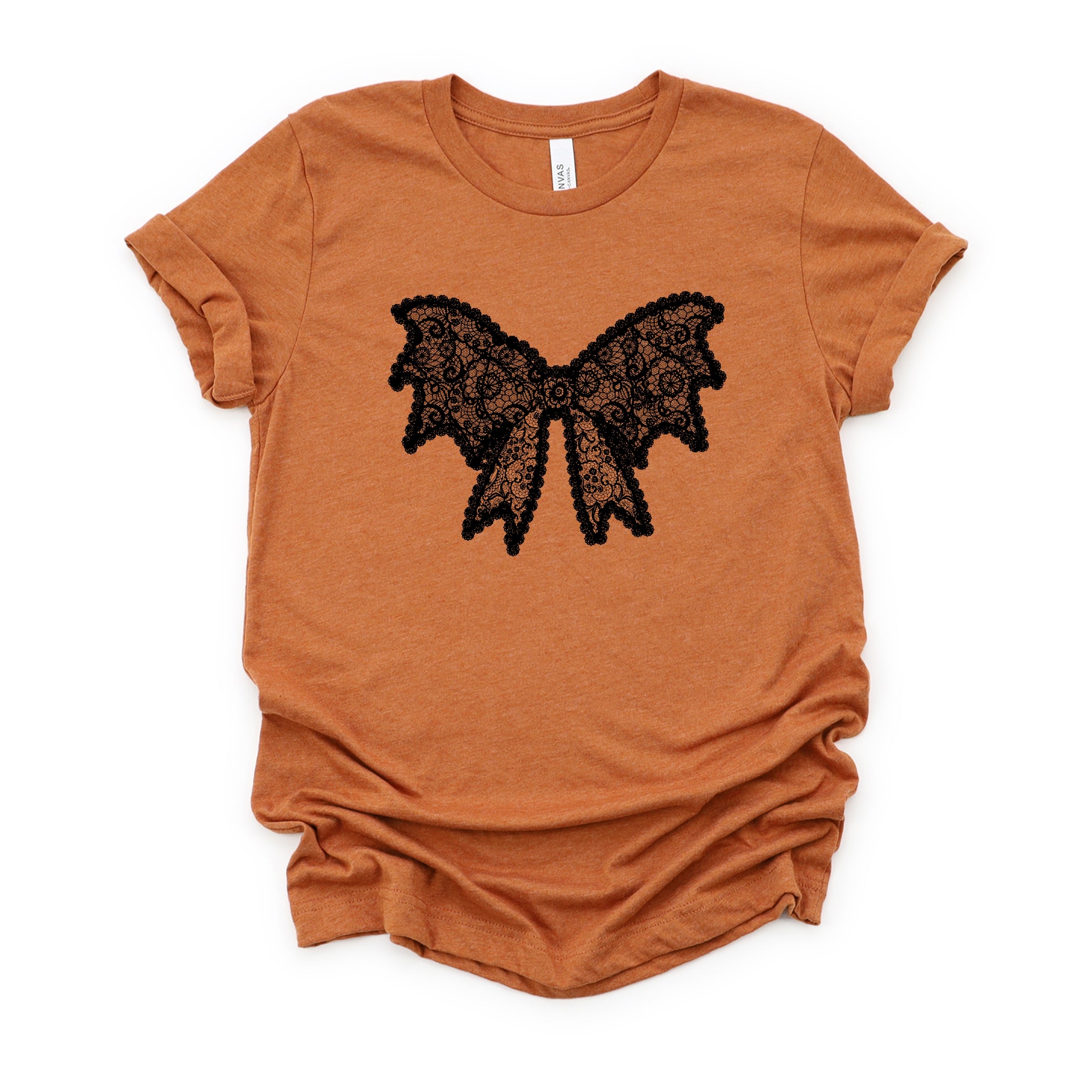 Lace Bow - Women's Short Sleeve Graphic T-Shirt