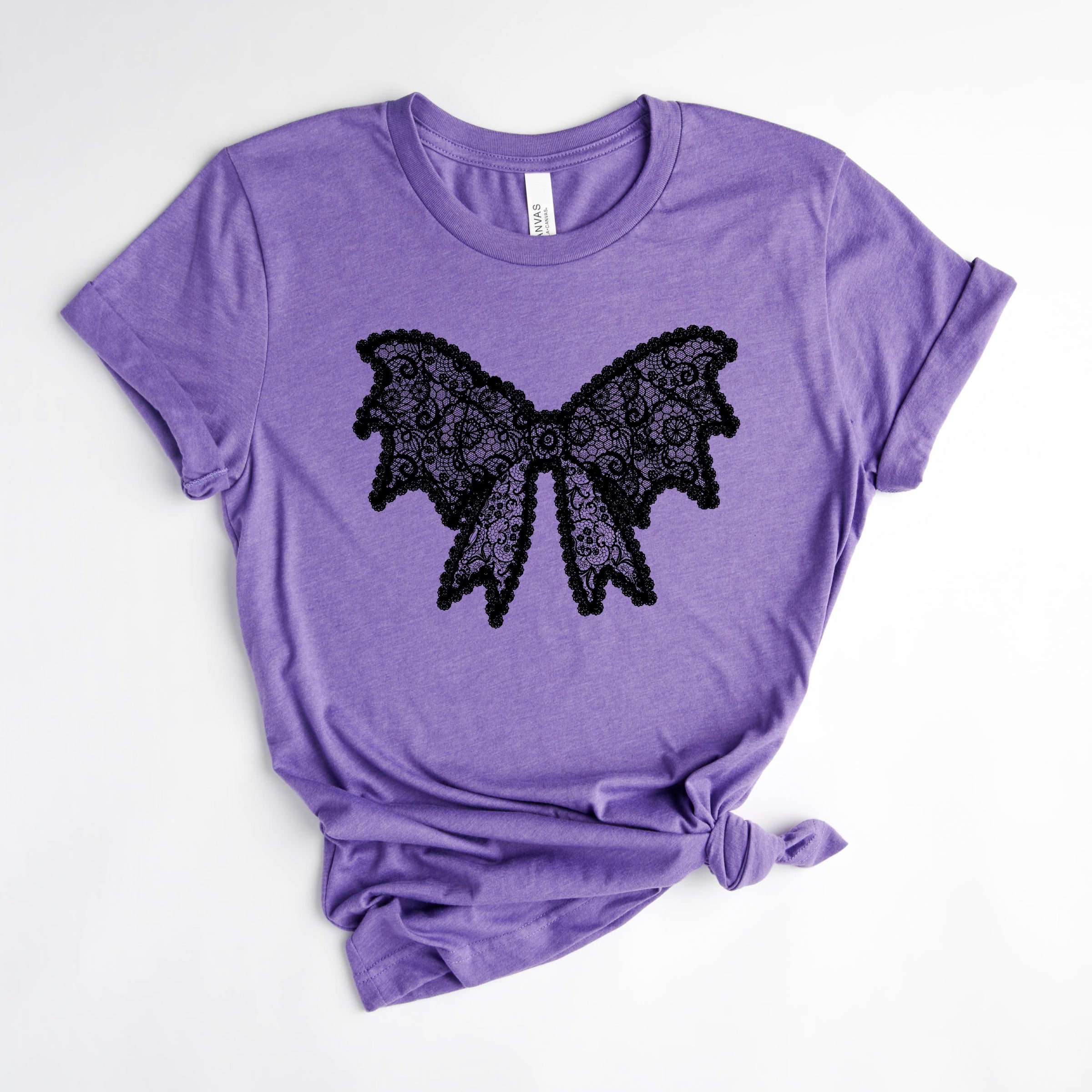 Lace Bow - Women's Short Sleeve Graphic T-Shirt